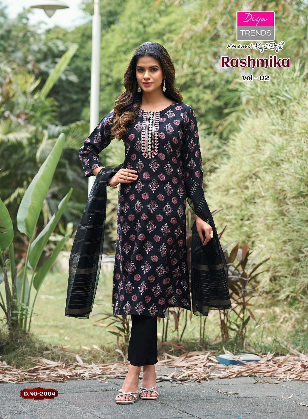 Diya Trends Rashmika Vol 2 Printed Salwar Kameez Catalog collection 4
