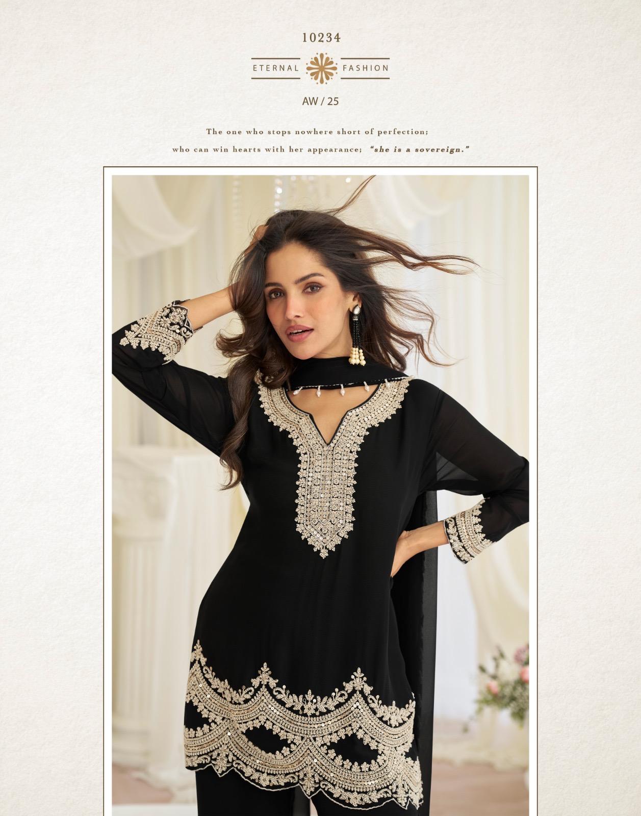 Sayuri Designer Hoor Embroidery Salwar Kameez Catalog collection 16