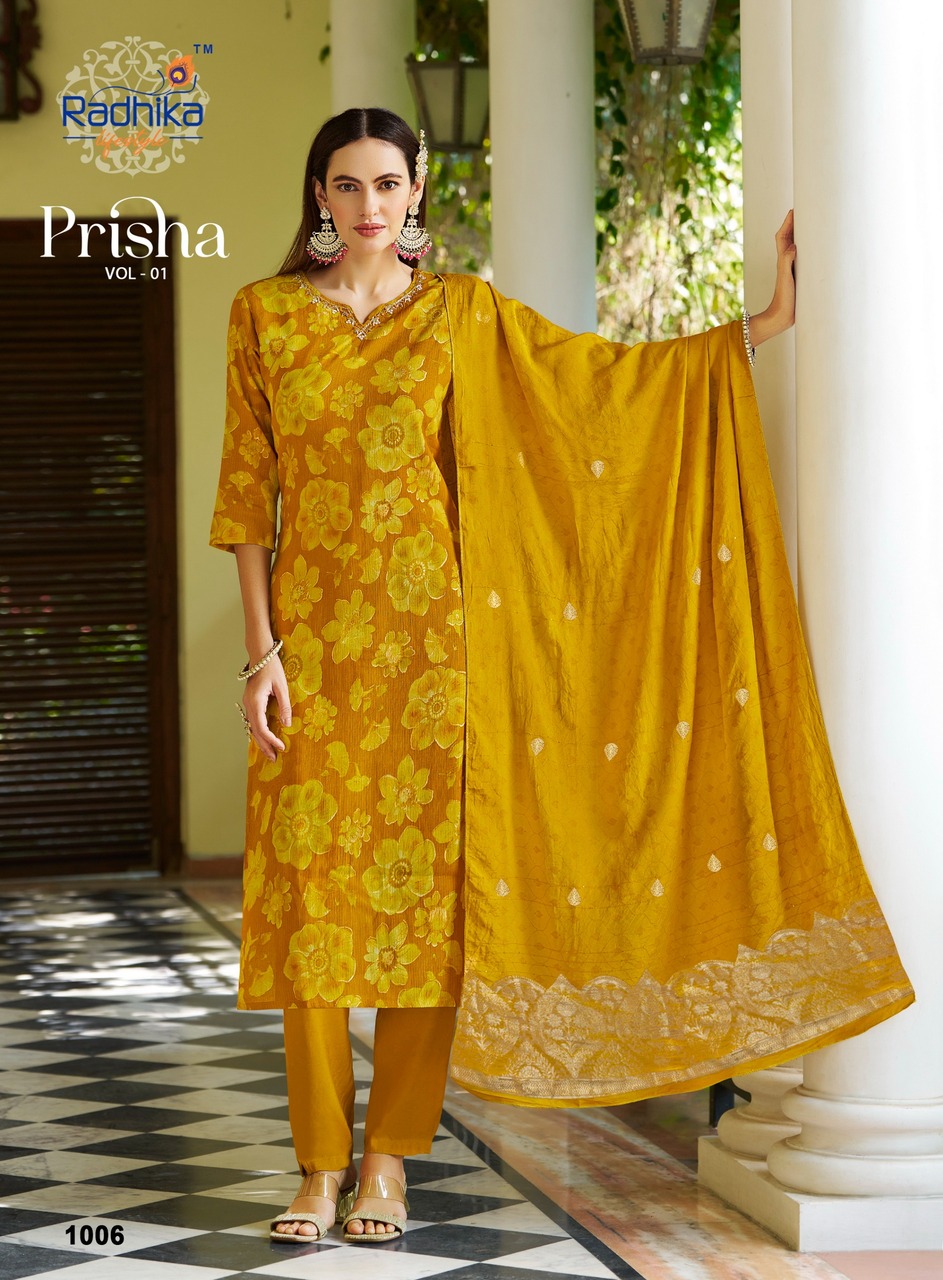Radhika Lifestyle Prisha Printed Salwar Kameez Catalog collection 1