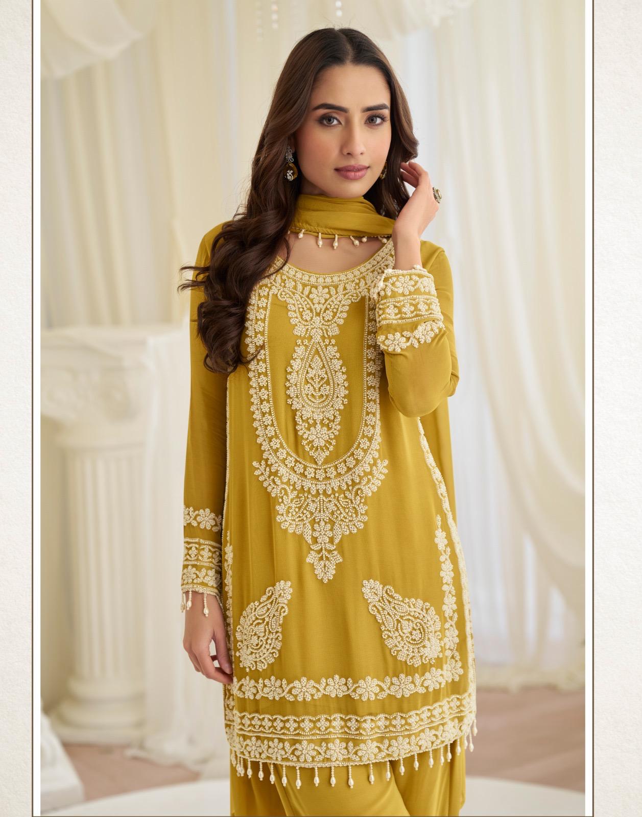 Sayuri Designer Hoor Embroidery Salwar Kameez Catalog collection 11