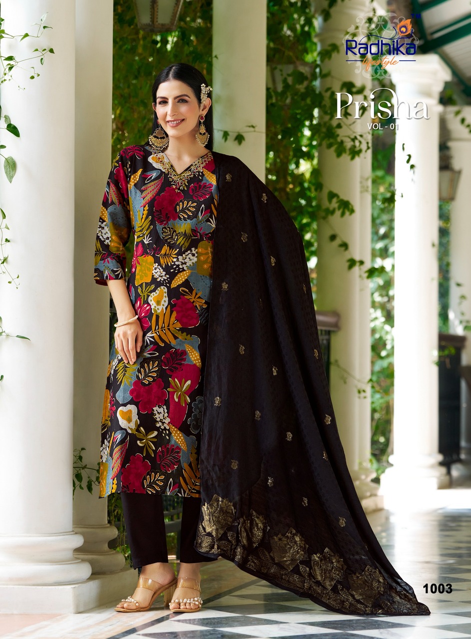 Radhika Lifestyle Prisha Printed Salwar Kameez Catalog collection 5