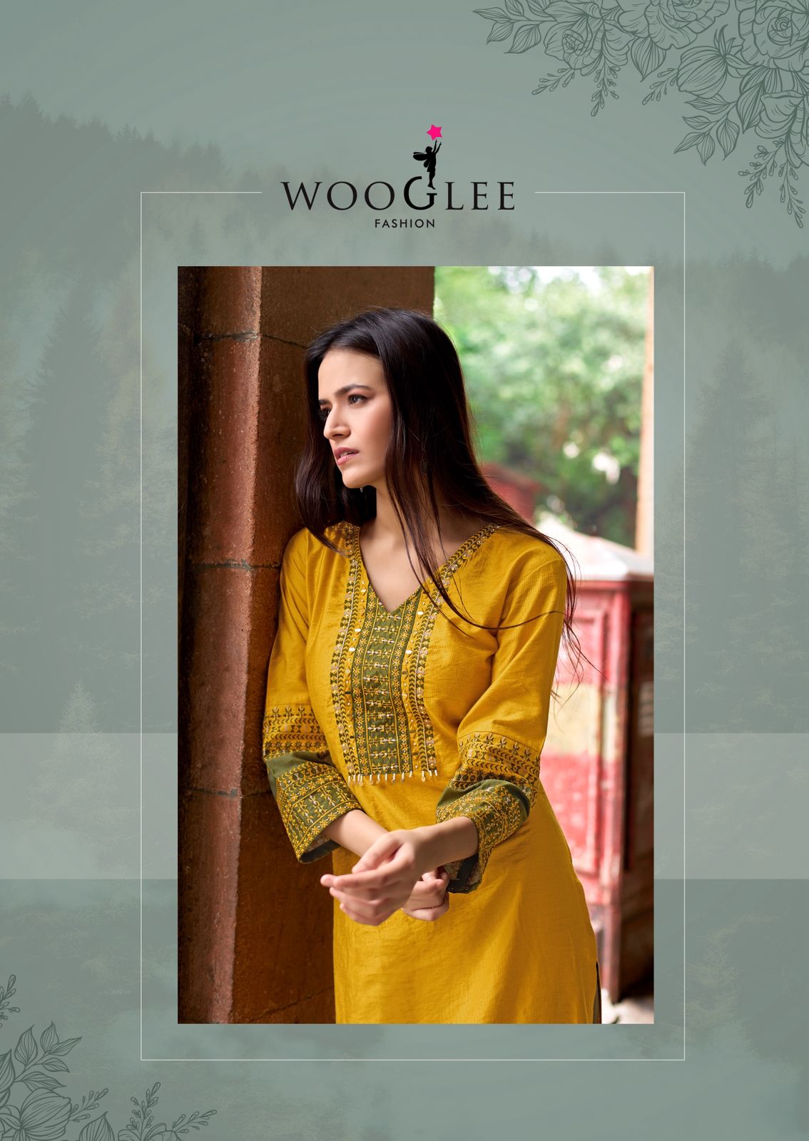 Wooglee Fashion Salonee Vol 9 Rayon Kurti Catalog collection 1
