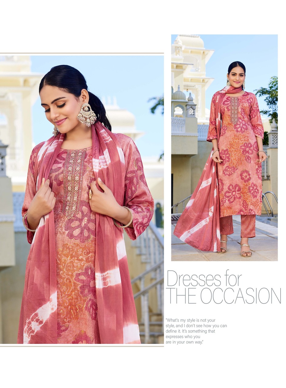 Radhika Lifestyle Siri Vol 5 Printed Salwar Kameez Catalog collection 12