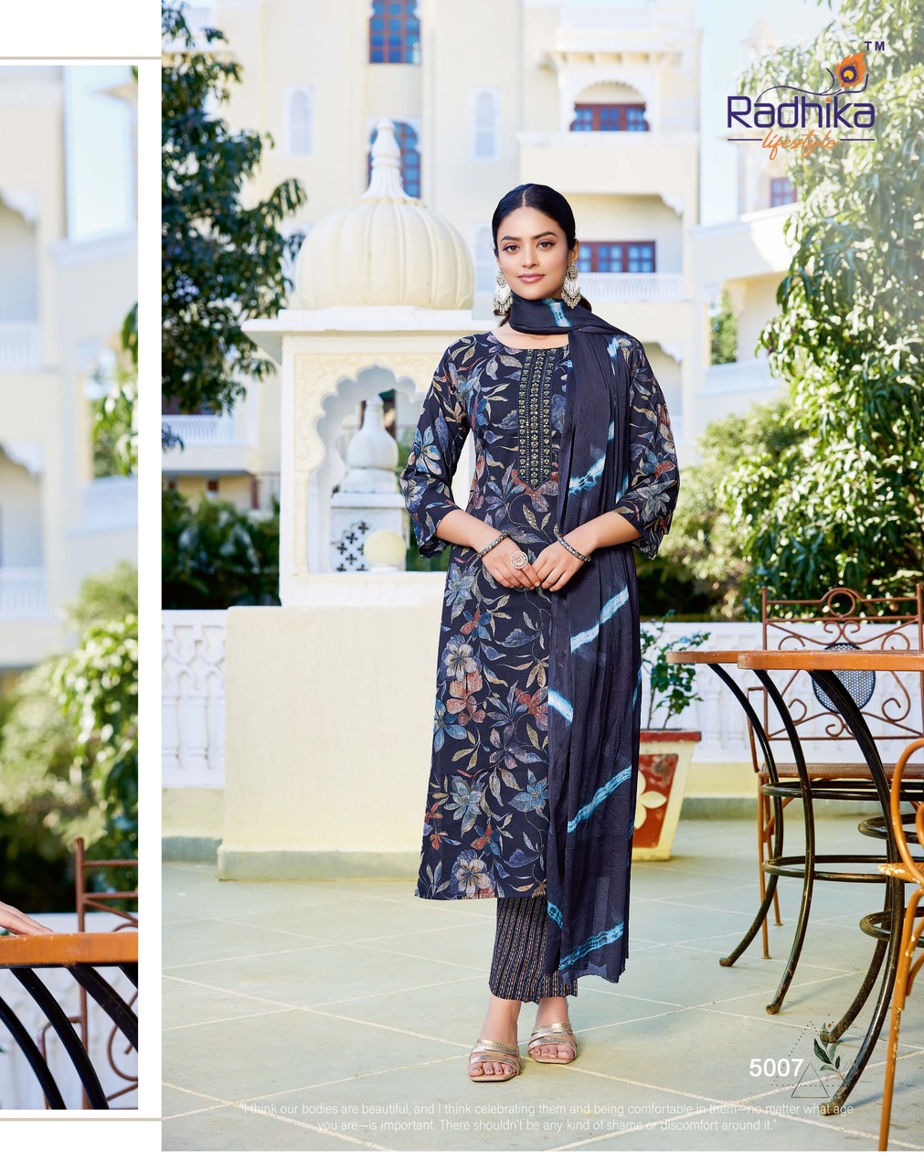 Radhika Lifestyle Siri Vol 5 Printed Salwar Kameez Catalog collection 13