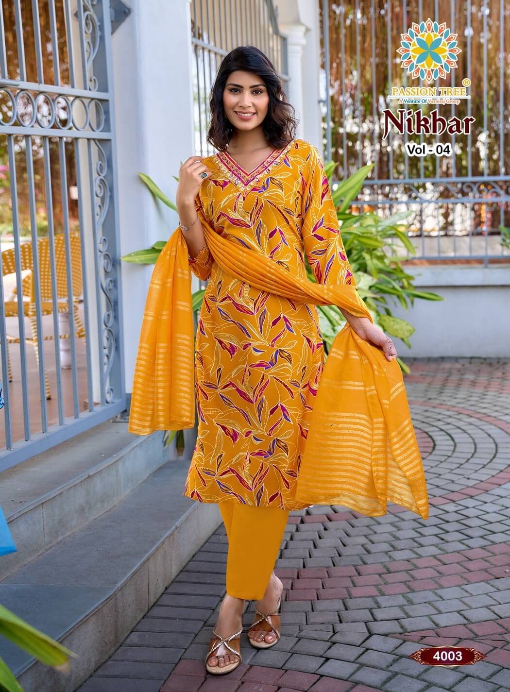 Passion Tree Nikhaar Vol 4 Printed Salwar Kameez Catalog collection 6
