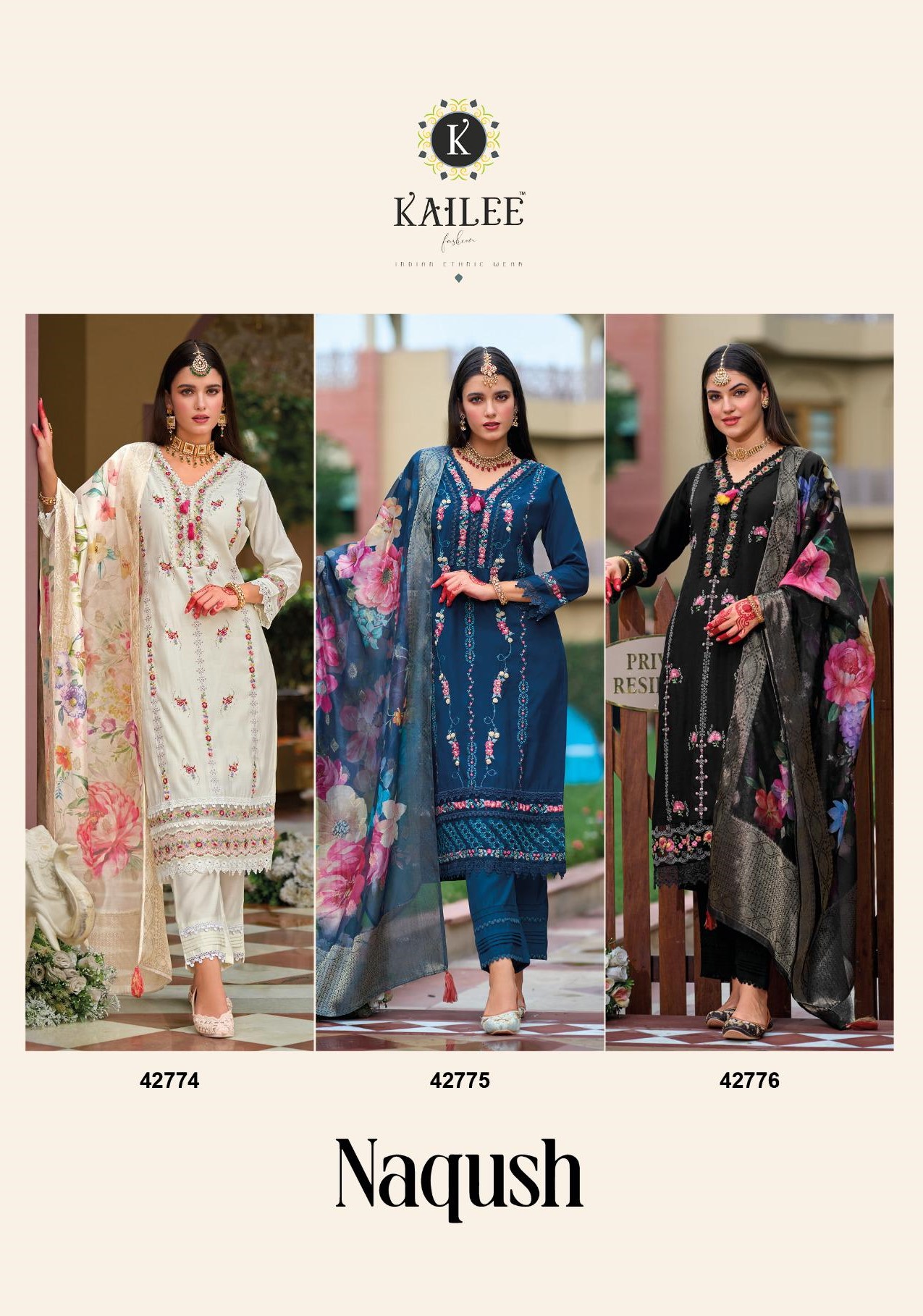 Kailee Fashion Naqsh Readymade Dress Catalog collection 4