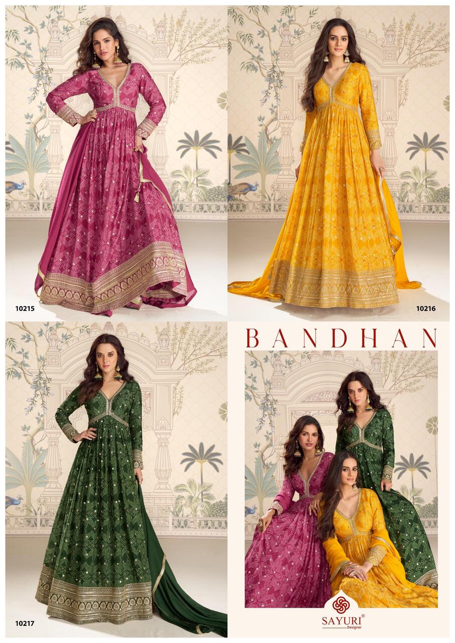 Sayuri Designer Bandhan Wedding Party Salwar Suits Catalog collection 1