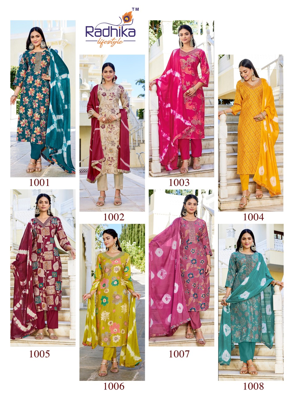 Radhika Lifestyle Suhag Printed Salwar Kameez Catalog collection 11
