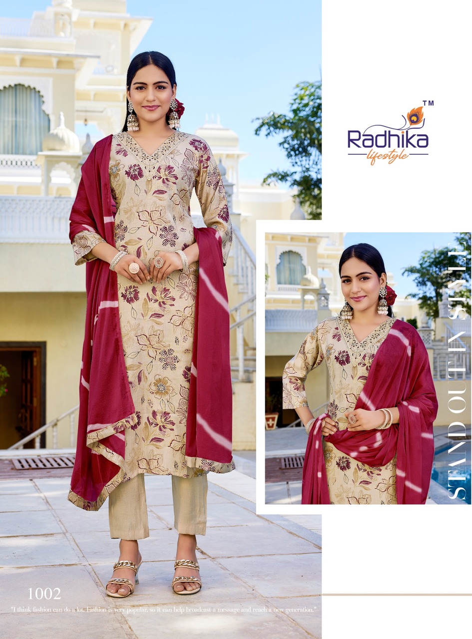 Radhika Lifestyle Suhag Printed Salwar Kameez Catalog collection 4