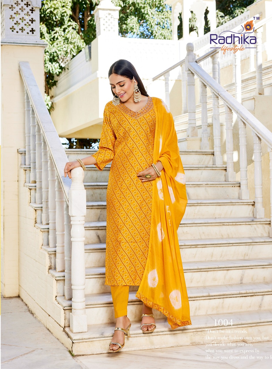 Radhika Lifestyle Suhag Printed Salwar Kameez Catalog collection 7