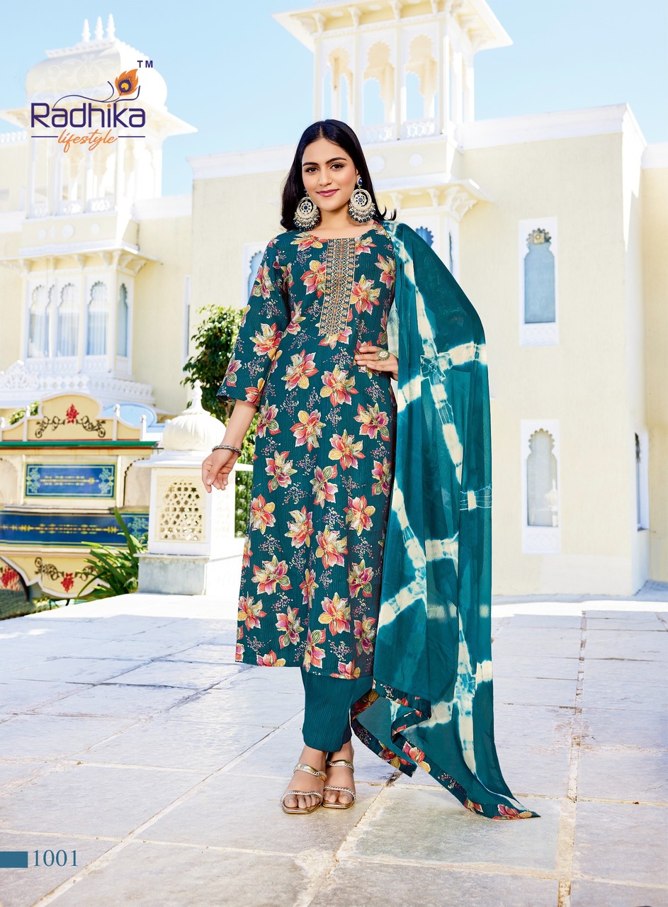 Radhika Lifestyle Suhag Printed Salwar Kameez Catalog collection 1