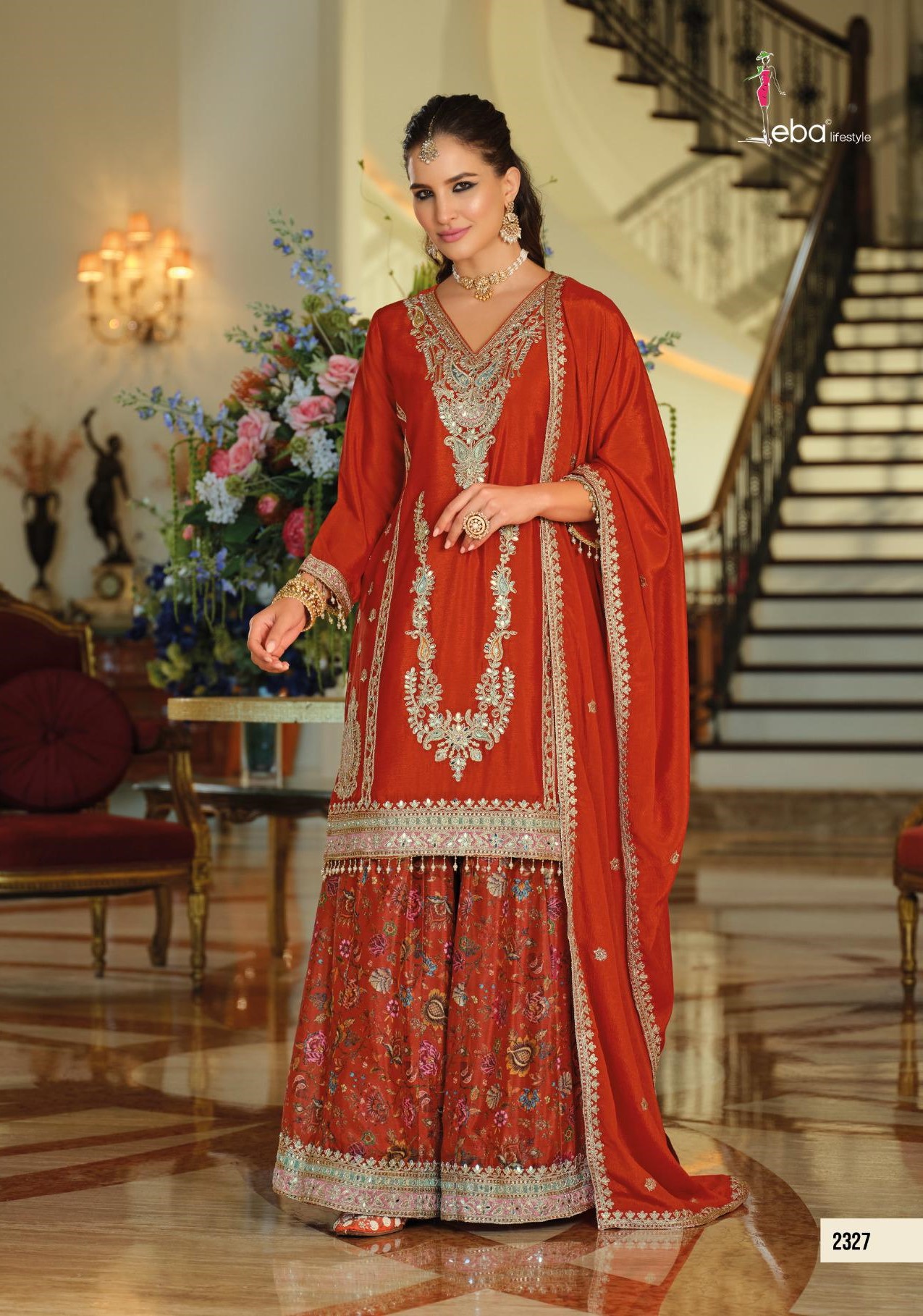 Eba Lifestyle Rang Vol 3 Embroidery Salwar Kameez Catalog collection 3