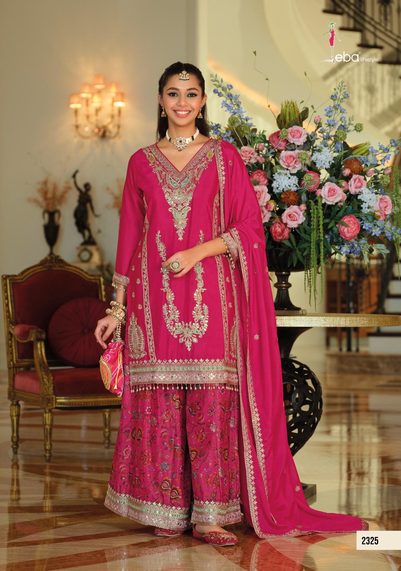 Eba Lifestyle Rang Vol 3 Embroidery Salwar Kameez Catalog collection 2