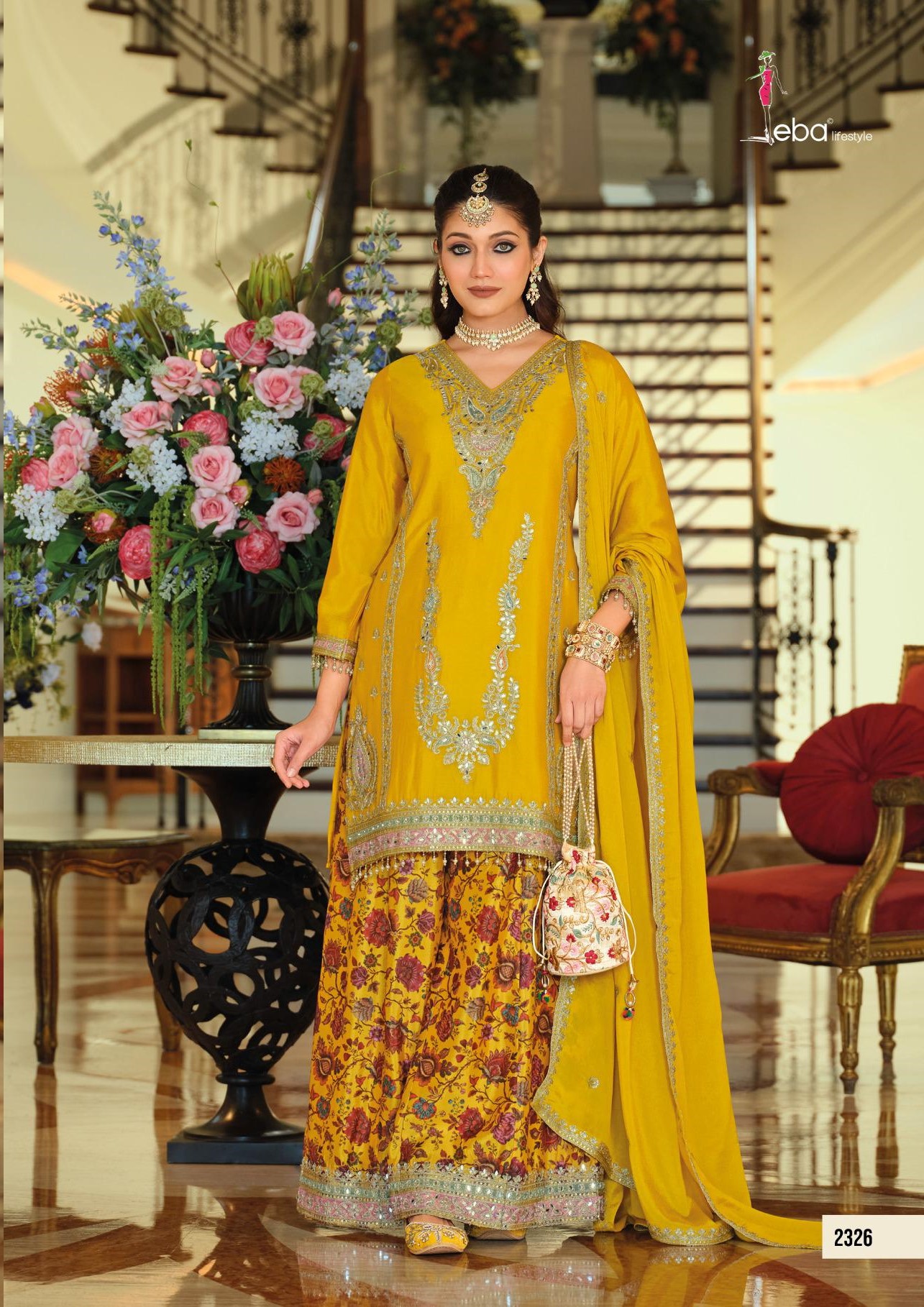 Eba Lifestyle Rang Vol 3 Embroidery Salwar Kameez Catalog collection 5