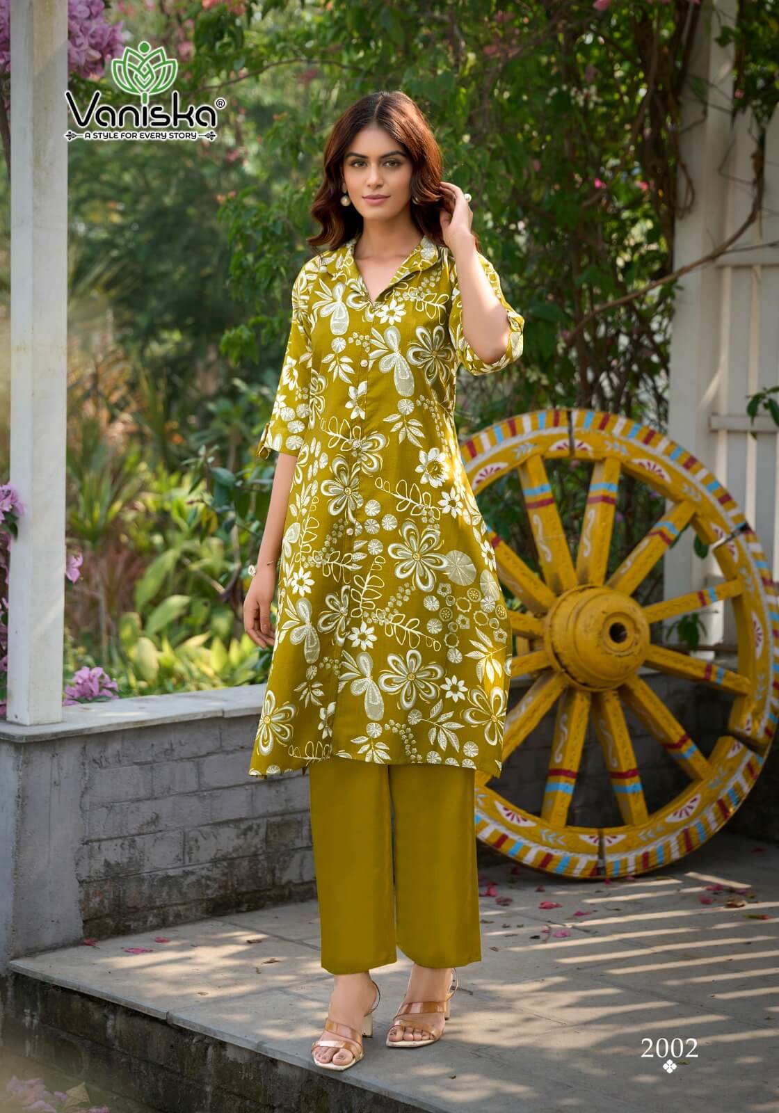Vaniska Flower Velly Vol 2 Printed Salwar Kameez Catalog collection 8