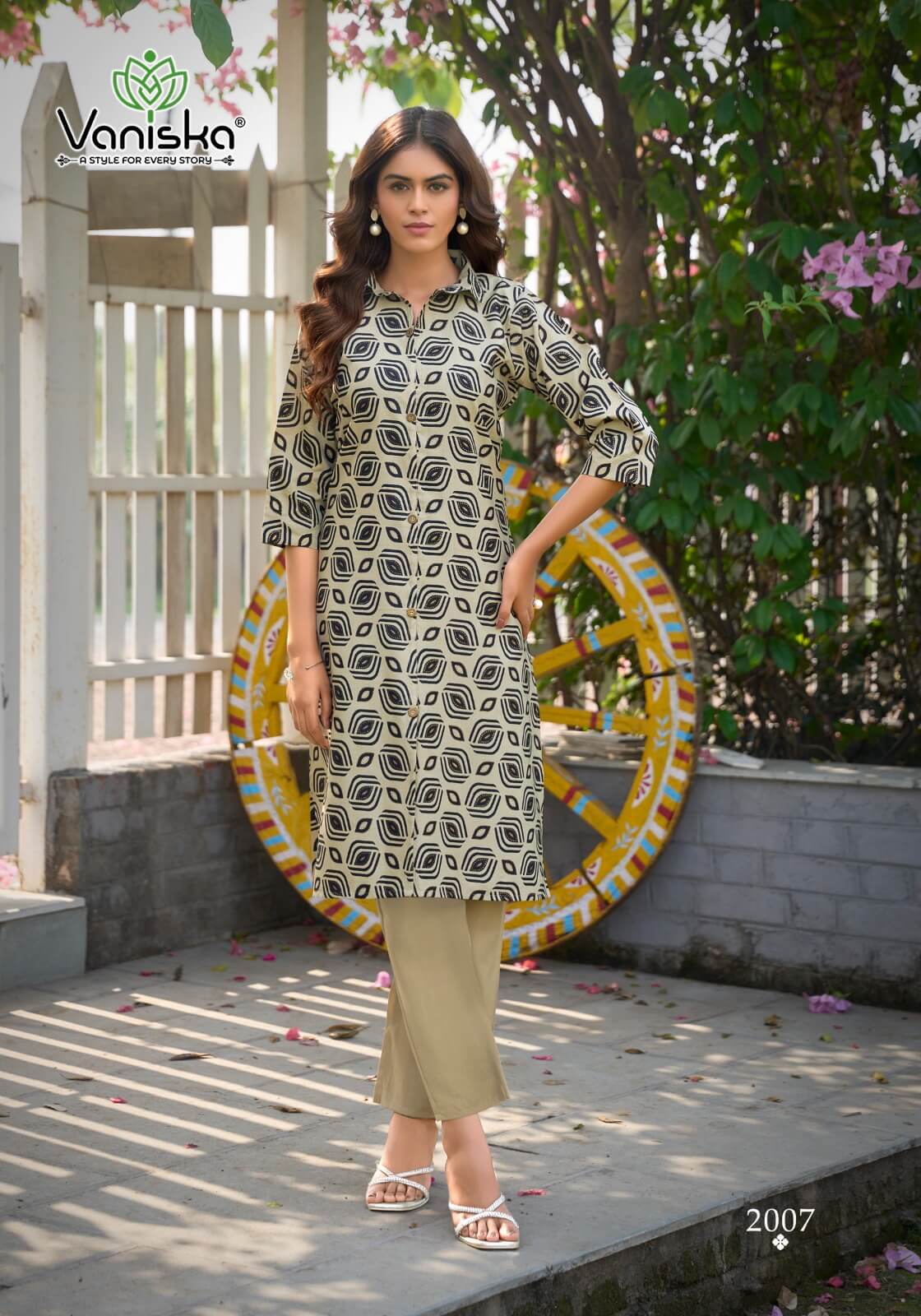 Vaniska Flower Velly Vol 2 Printed Salwar Kameez Catalog collection 1