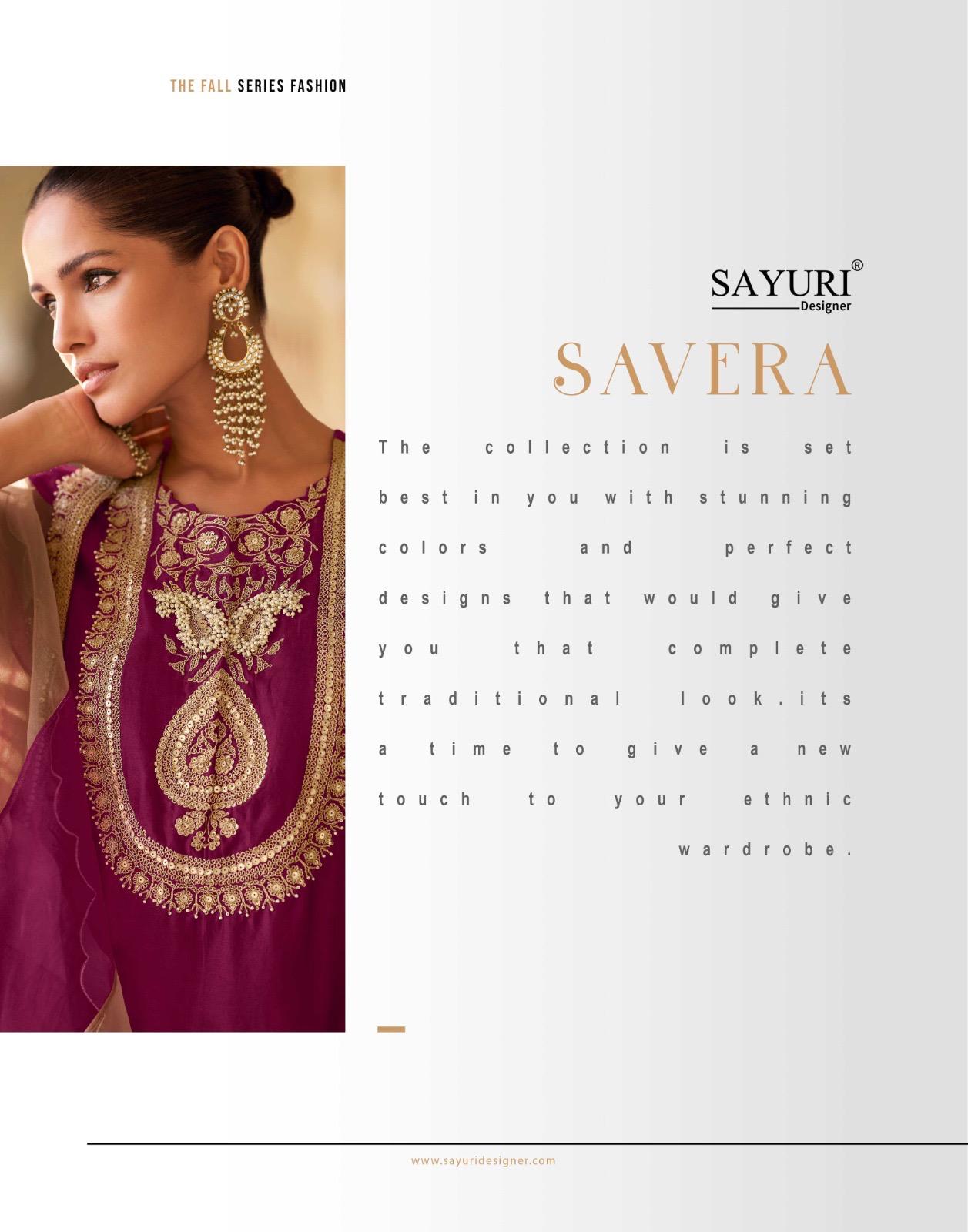 Sayuri Designer Savera Wedding Party Salwar Suits Catalog collection 14