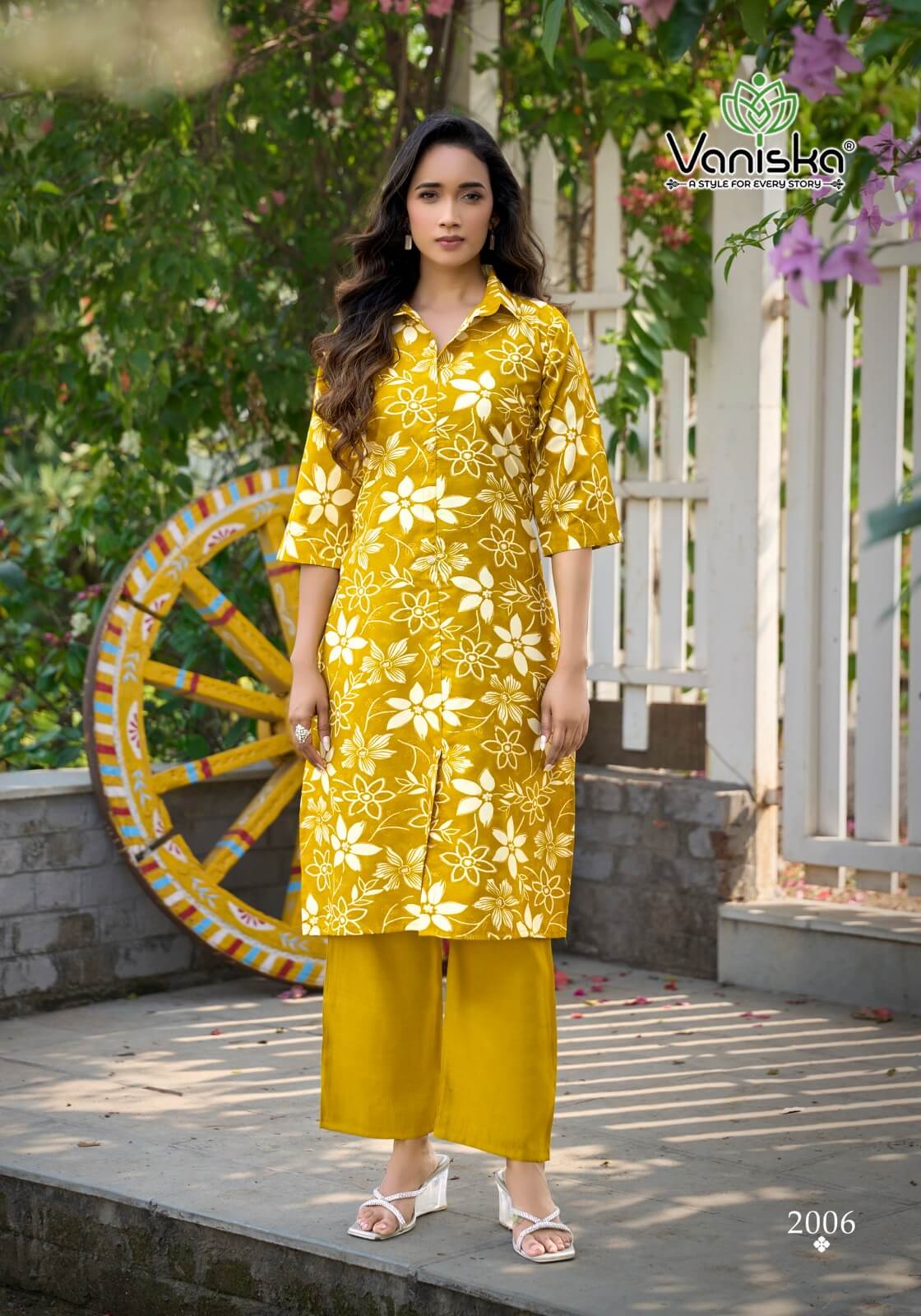 Vaniska Flower Velly Vol 2 Printed Salwar Kameez Catalog collection 3