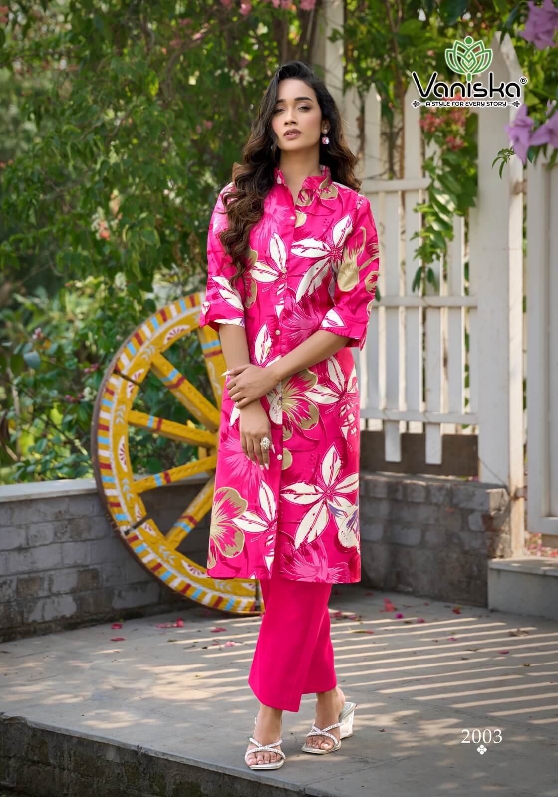 Vaniska Flower Velly Vol 2 Printed Salwar Kameez Catalog collection 5