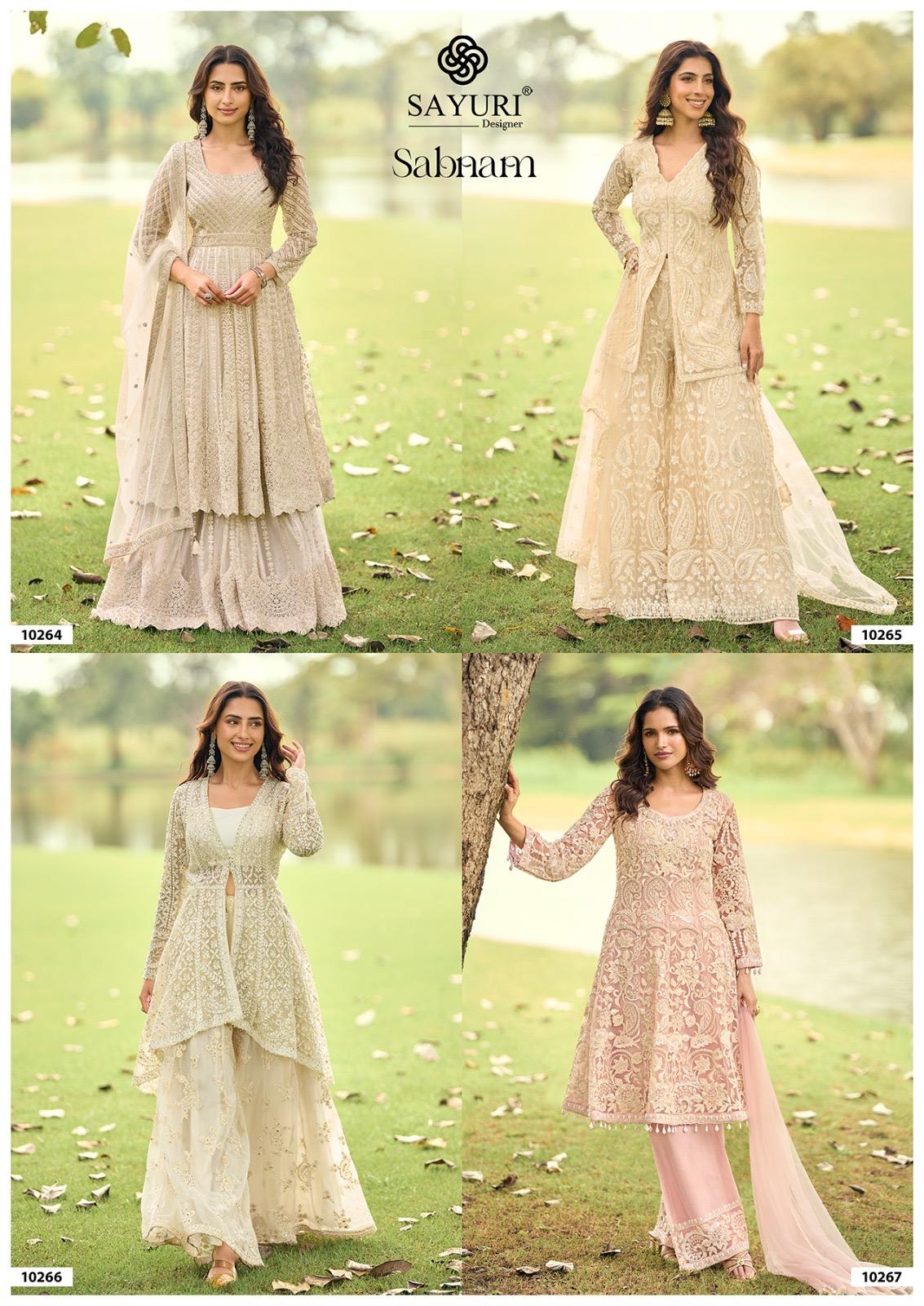 Sayuri Designer Sabnam Wedding Party Salwar Suits Catalog collection 6