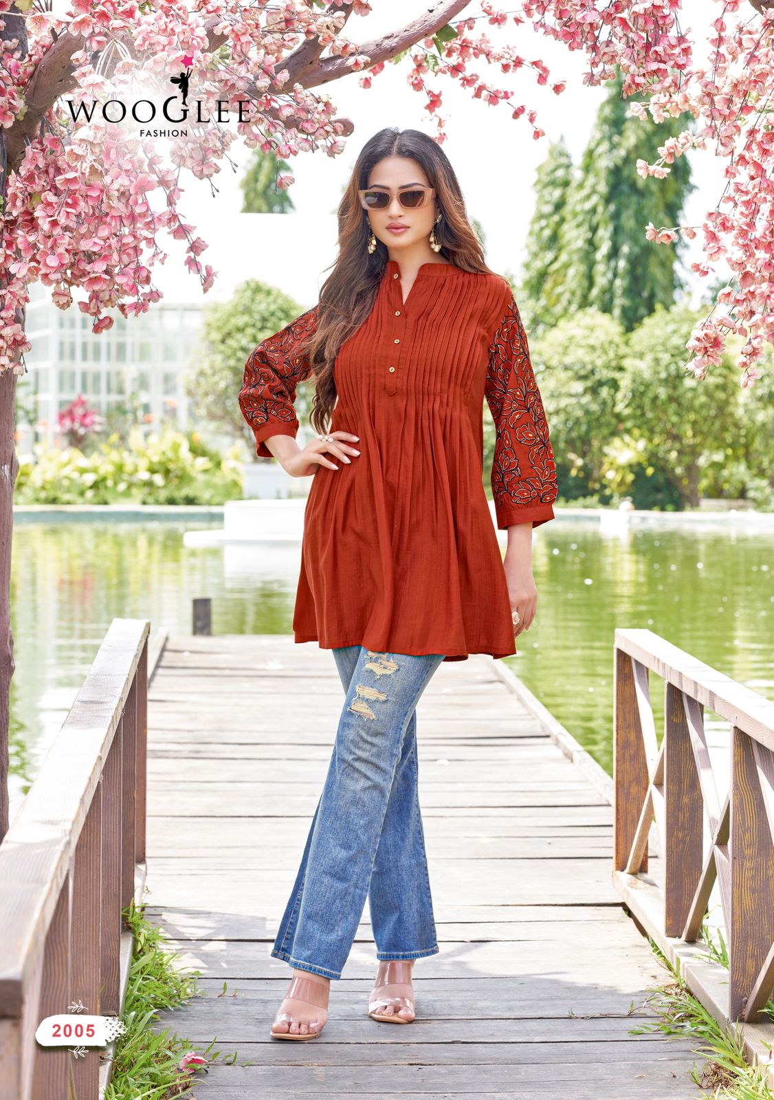 Wooglee Fashion Trendy Touch Rayon Kurtis Catalog collection 7
