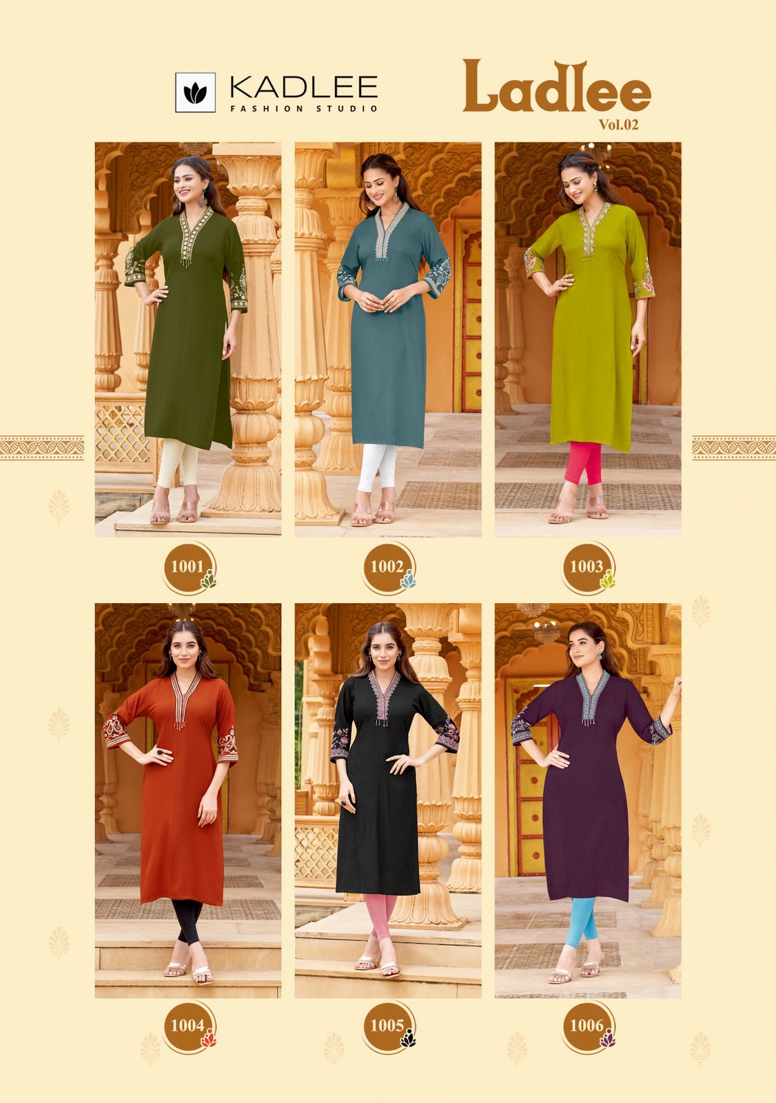 Kadlee Ladlee Vol 2 Rayon Kurti Catalog collection 2