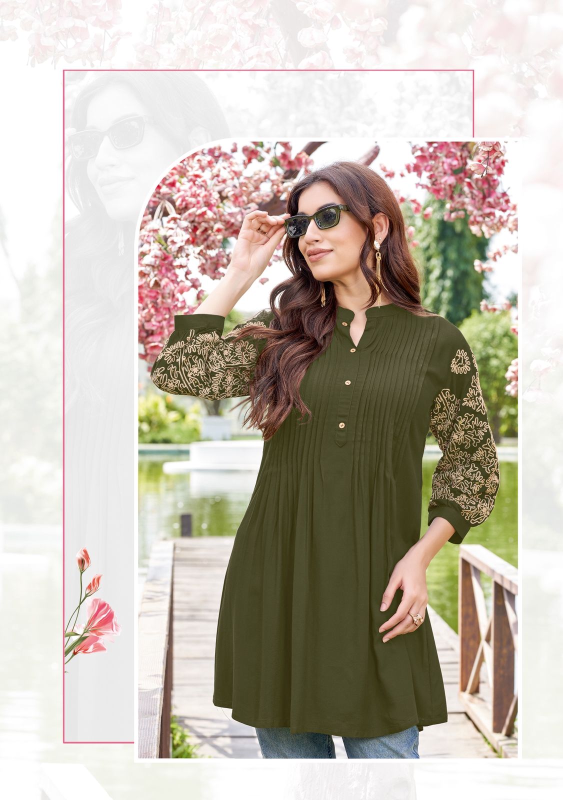 Wooglee Fashion Trendy Touch Rayon Kurtis Catalog collection 9