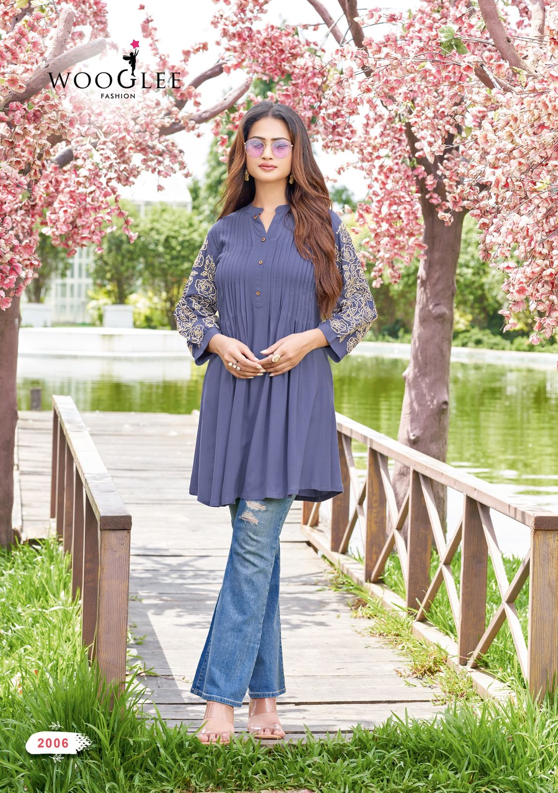 Wooglee Fashion Trendy Touch Rayon Kurtis Catalog collection 10