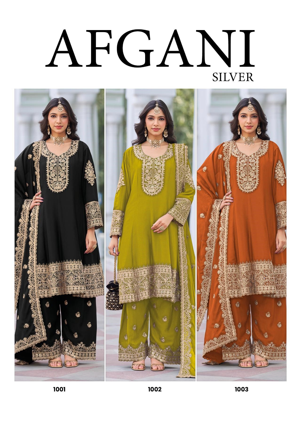 Your Choice Afgani Silver Pakistani Suits Catalog collection 2