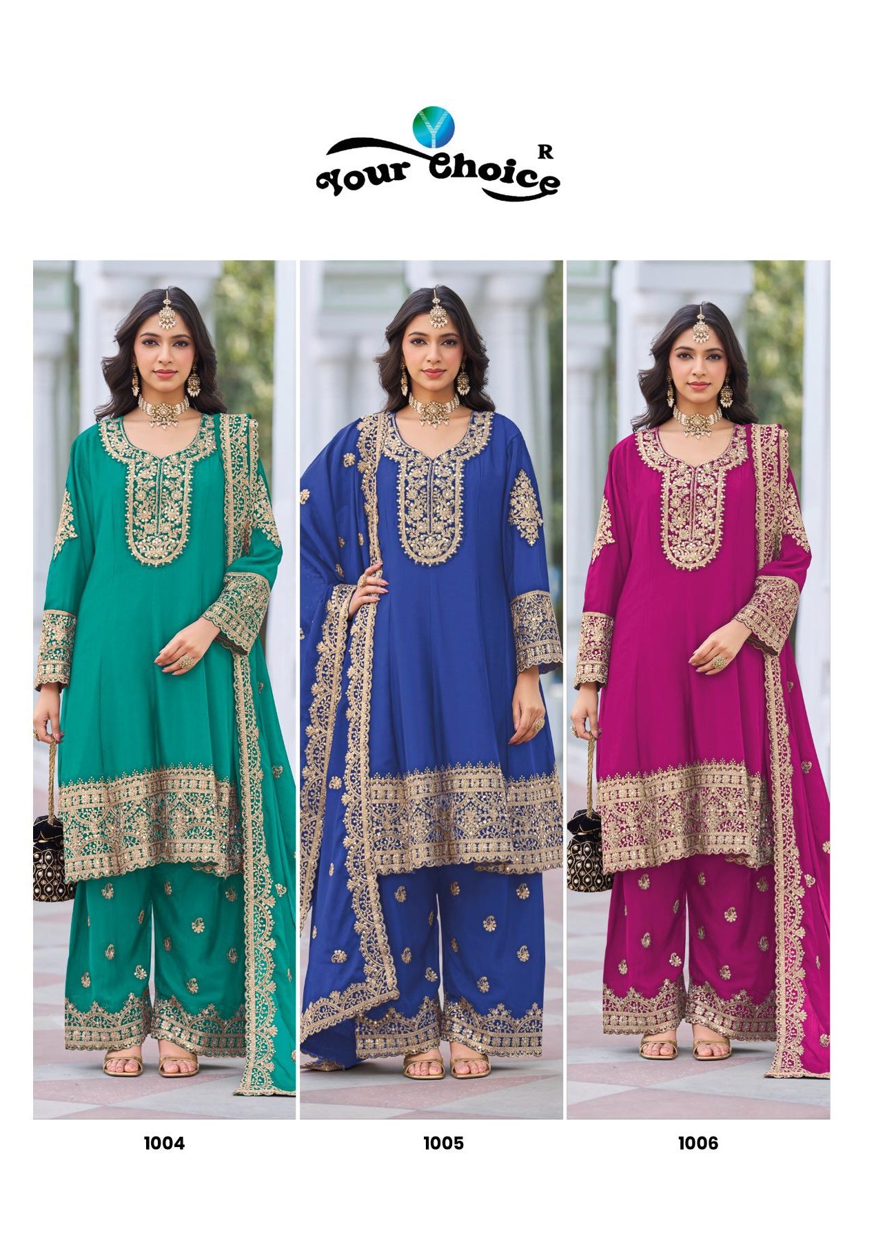 Your Choice Afgani Silver Pakistani Suits Catalog collection 1