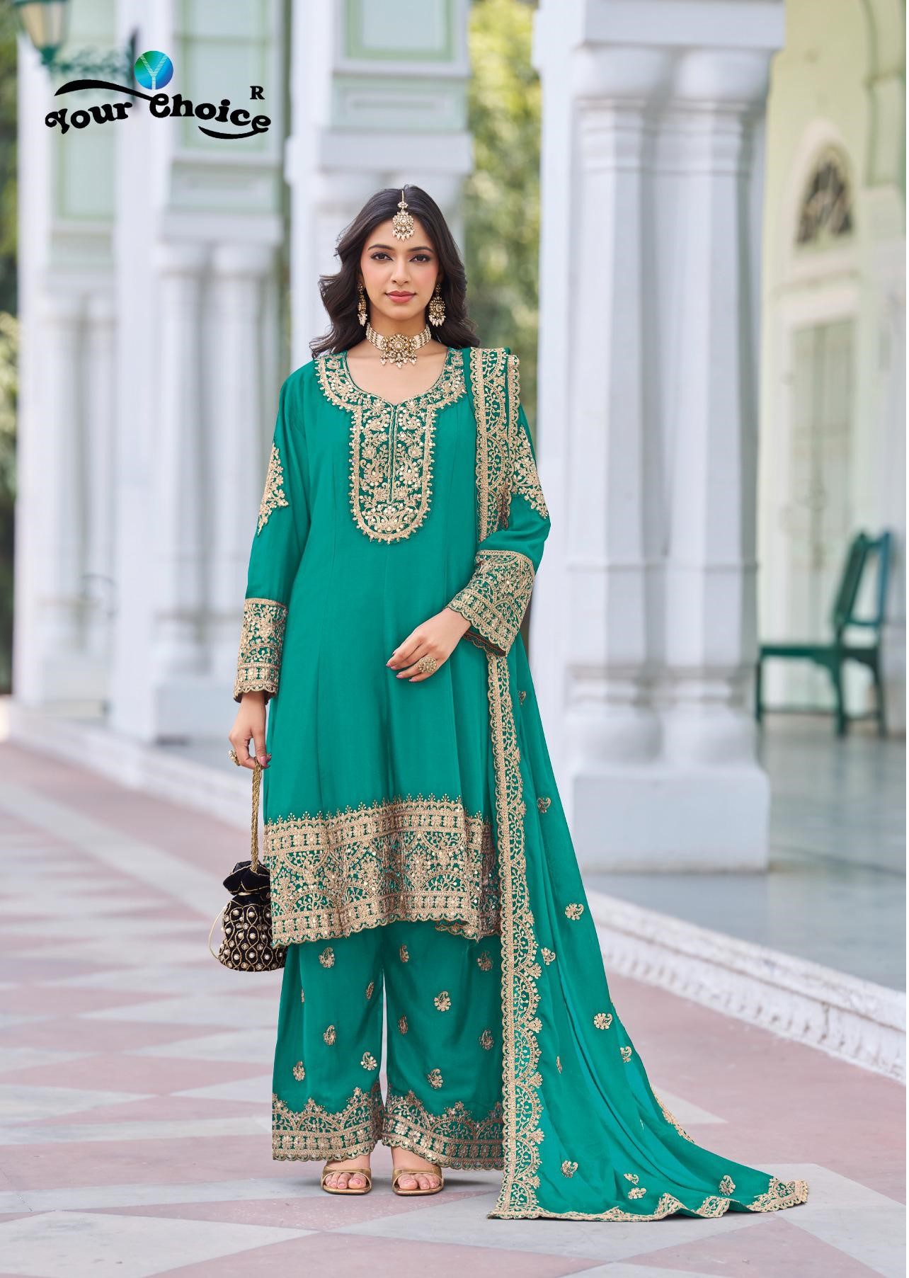 Your Choice Afgani Silver Pakistani Suits Catalog collection 5