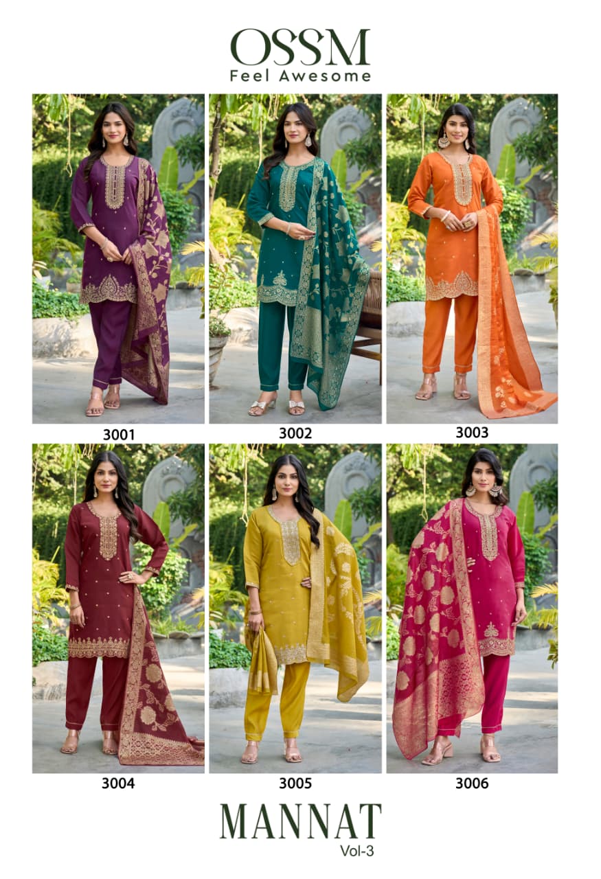 Ossm Mannat Vol 3 Readymade Dress Catalog collection 3