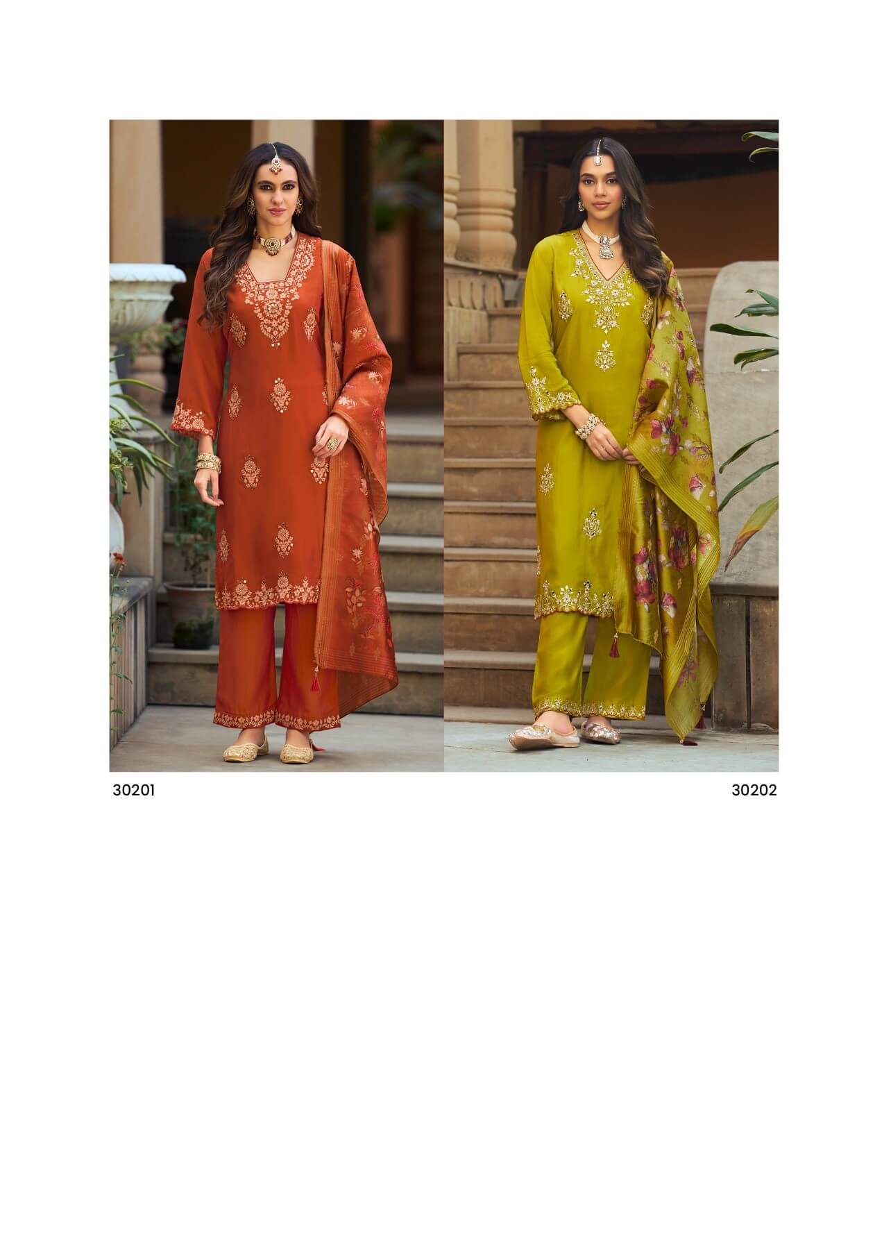 Lily Lali Pahal Embroidery Salwar Kameez Catalog collection 9