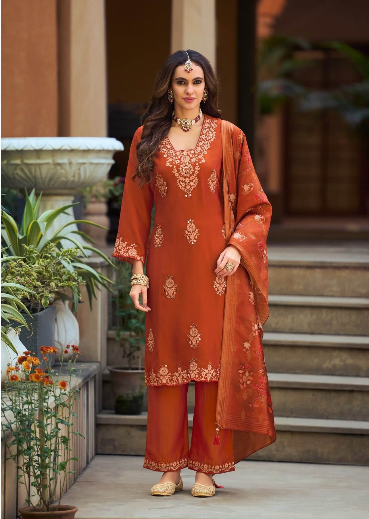 Lily Lali Pahal Embroidery Salwar Kameez Catalog collection 8