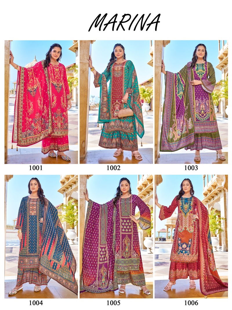 Aarvee Creation Marina Printed Salwar Kameez Catalog collection 2