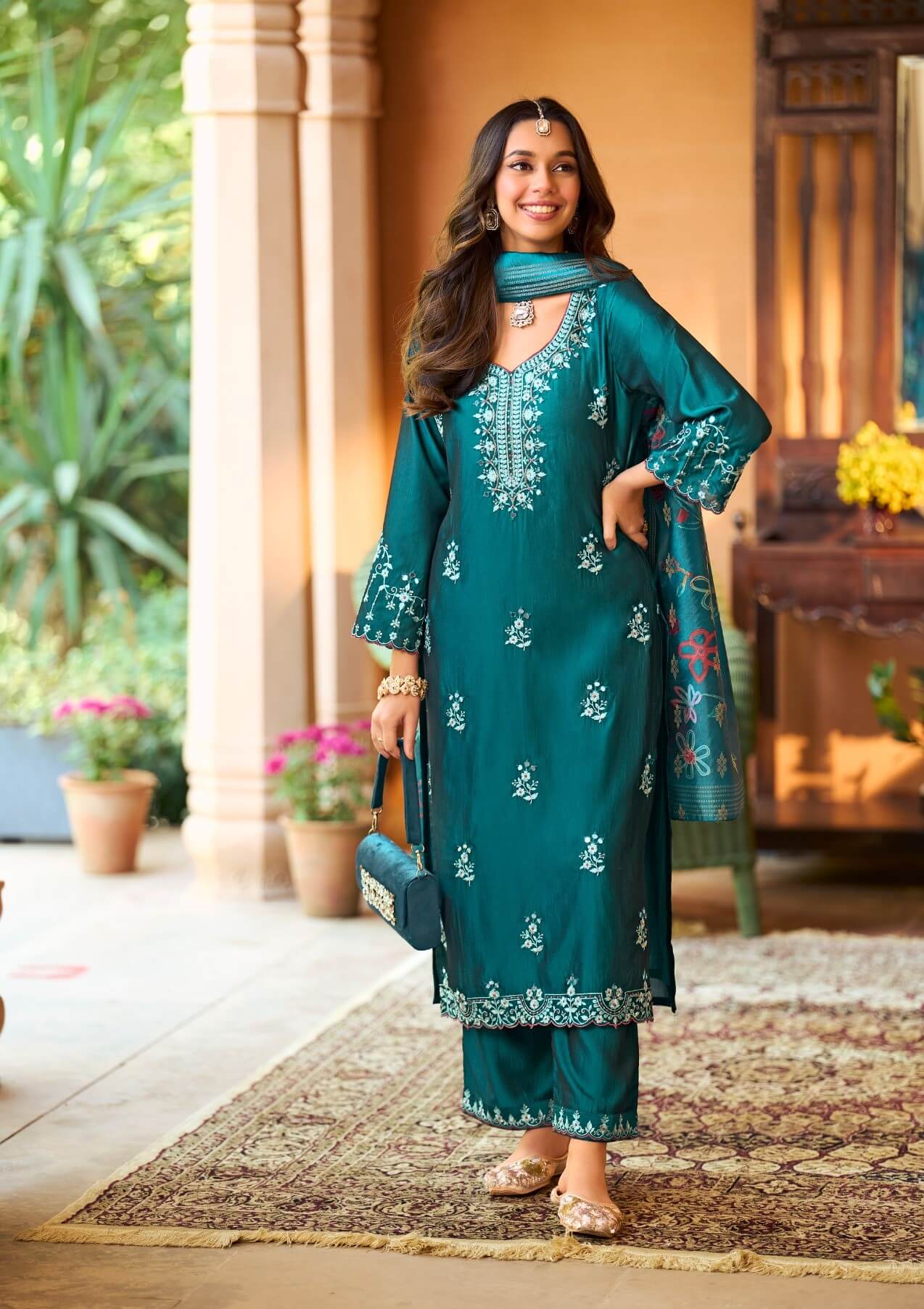 Lily Lali Pahal Embroidery Salwar Kameez Catalog collection 4