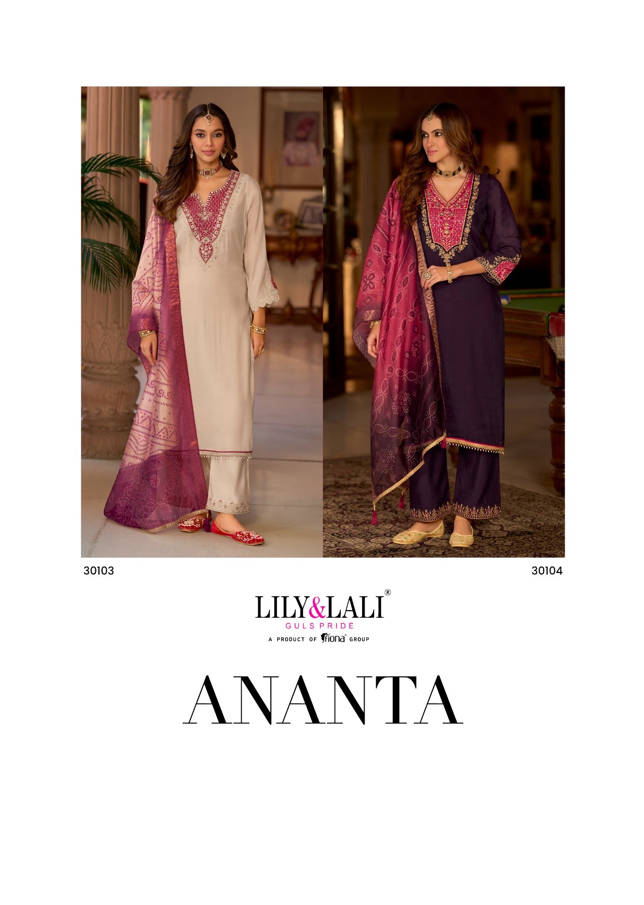 Lily Lali Ananta Embroidery Salwar Kameez Catalog collection 10