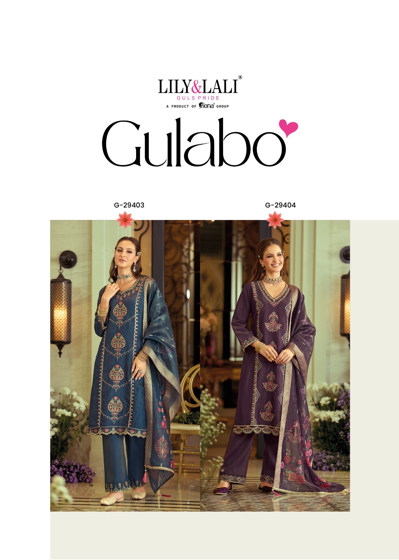 Lily Lali Gulabo Embroidery Salwar Kameez Catalog collection 1