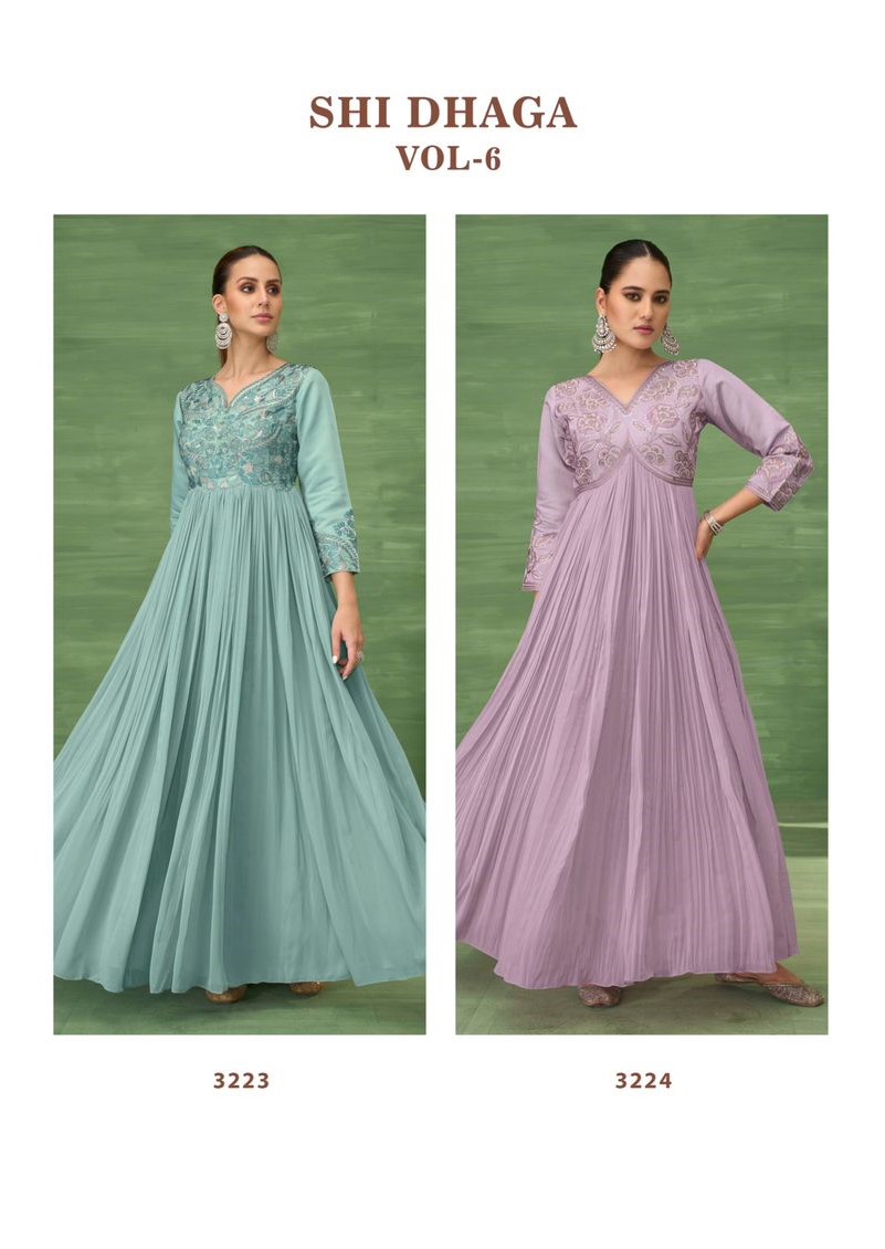 Vamika Sui Dhaga Vol 6 Designer Gowns Catalog collection 4