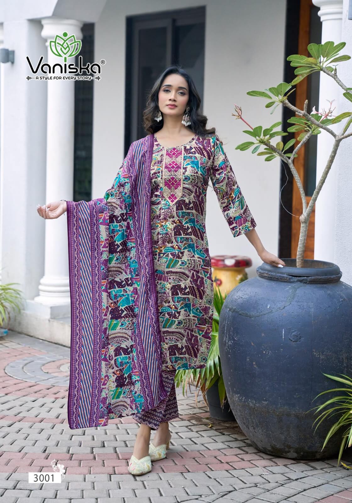 Vaniska Sunrise Vol 3 Printed Salwar Kameez Catalog collection 13