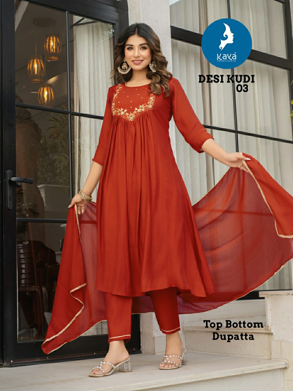 Kaya Kurti Desi Kudi Anarkali Suits Catalog collection 9