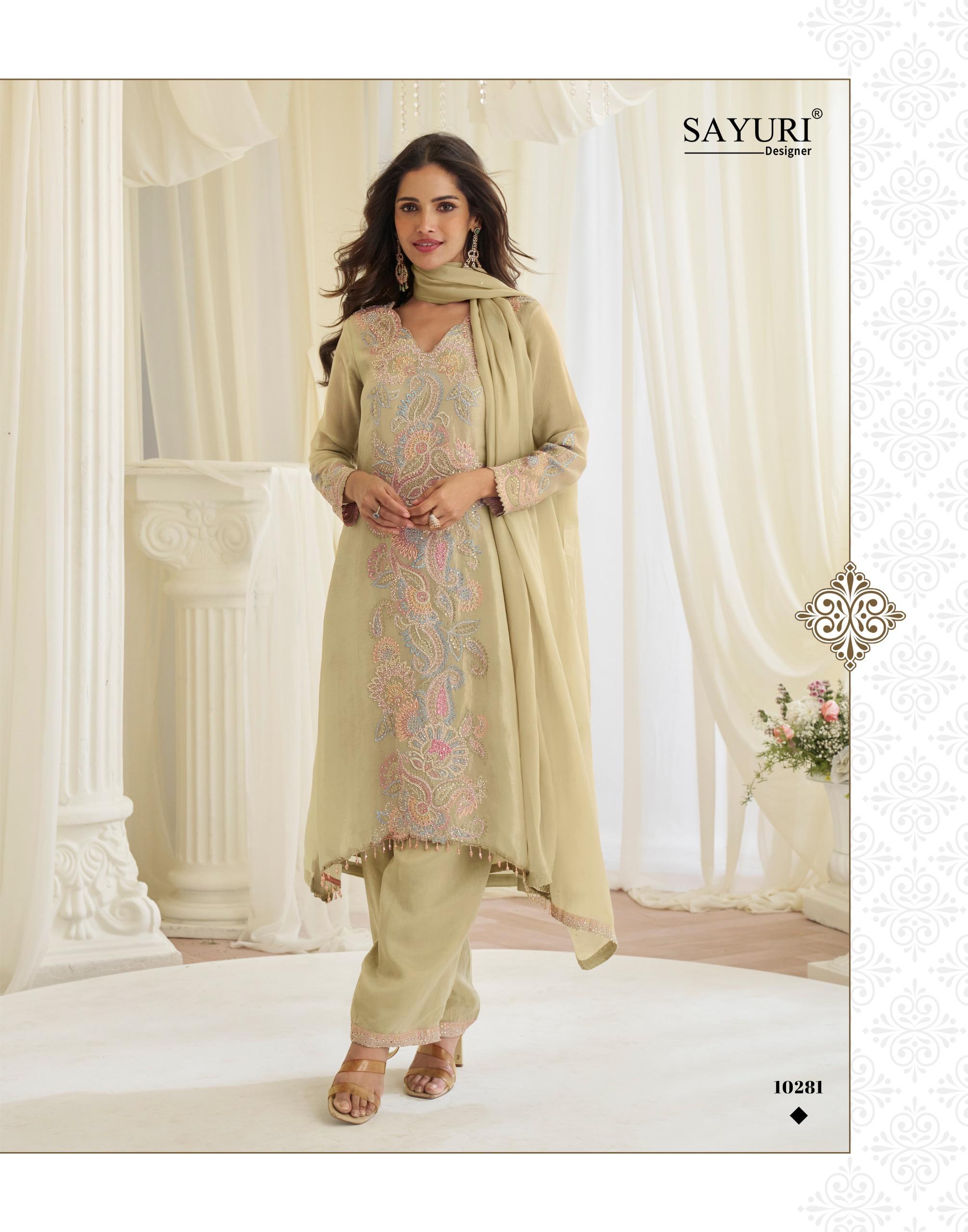 Sayuri Designer Ruhaniyat Wedding Party Suits Catalog collection 2