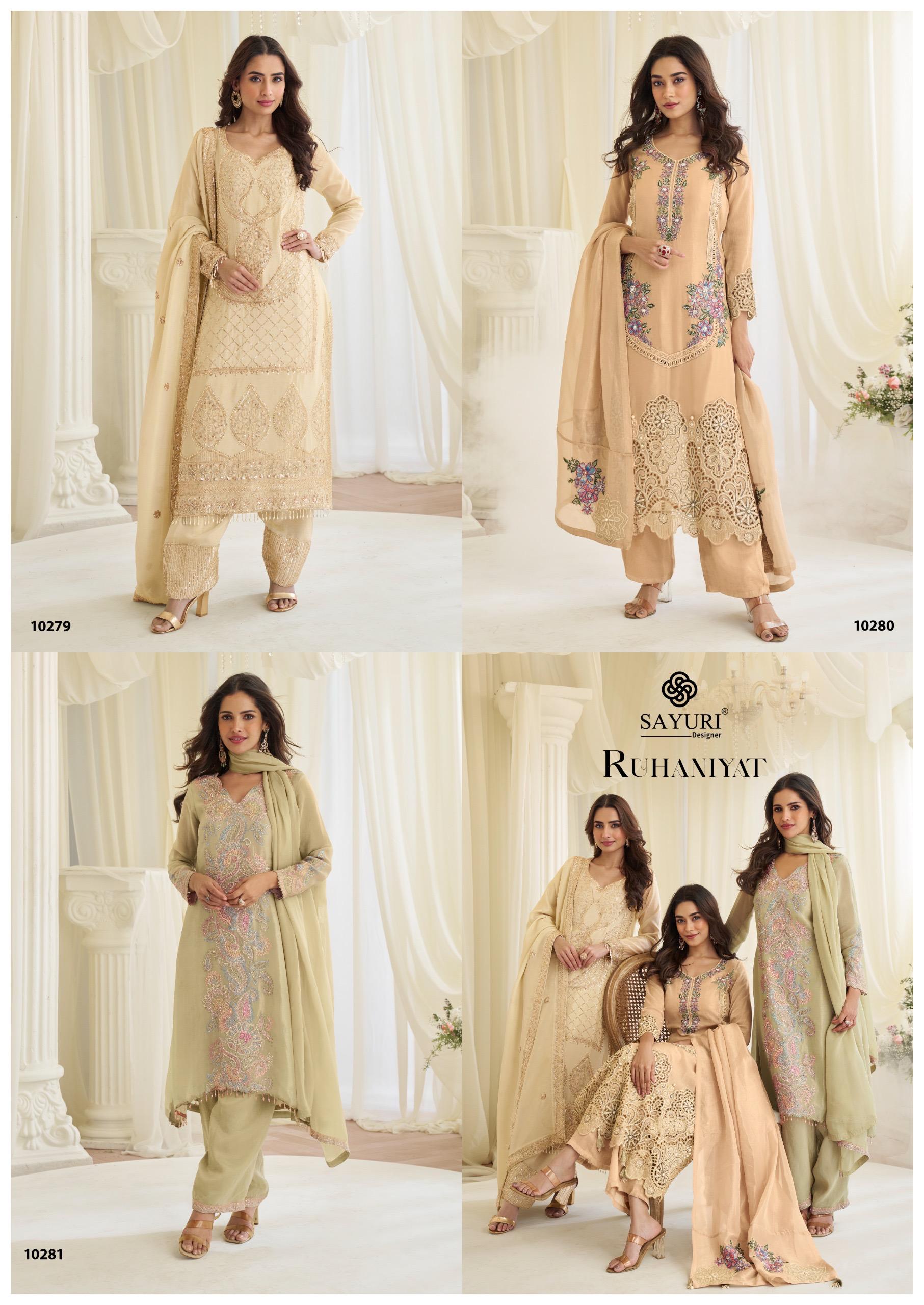 Sayuri Designer Ruhaniyat Wedding Party Suits Catalog collection 12