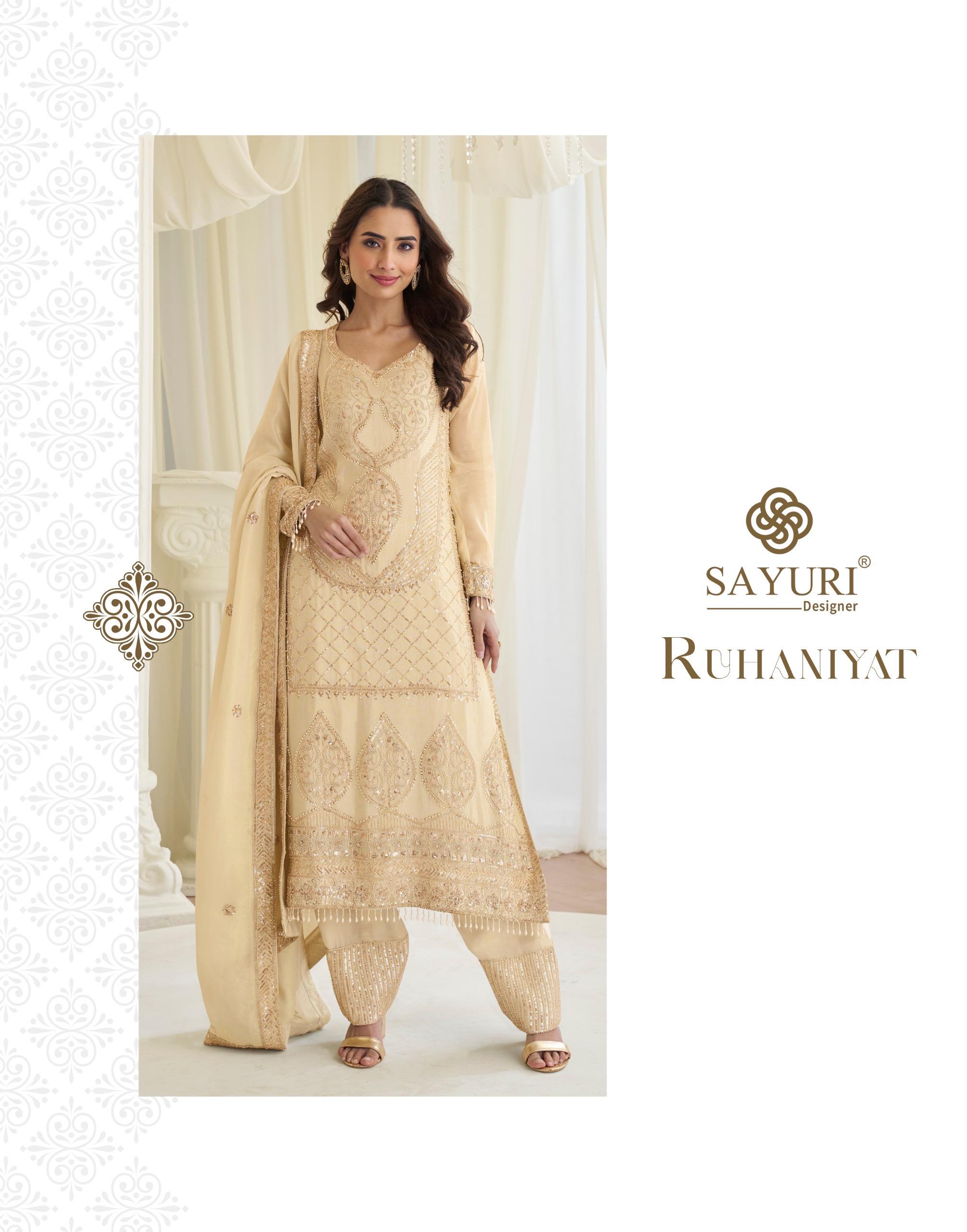 Sayuri Designer Ruhaniyat Wedding Party Suits Catalog collection 11