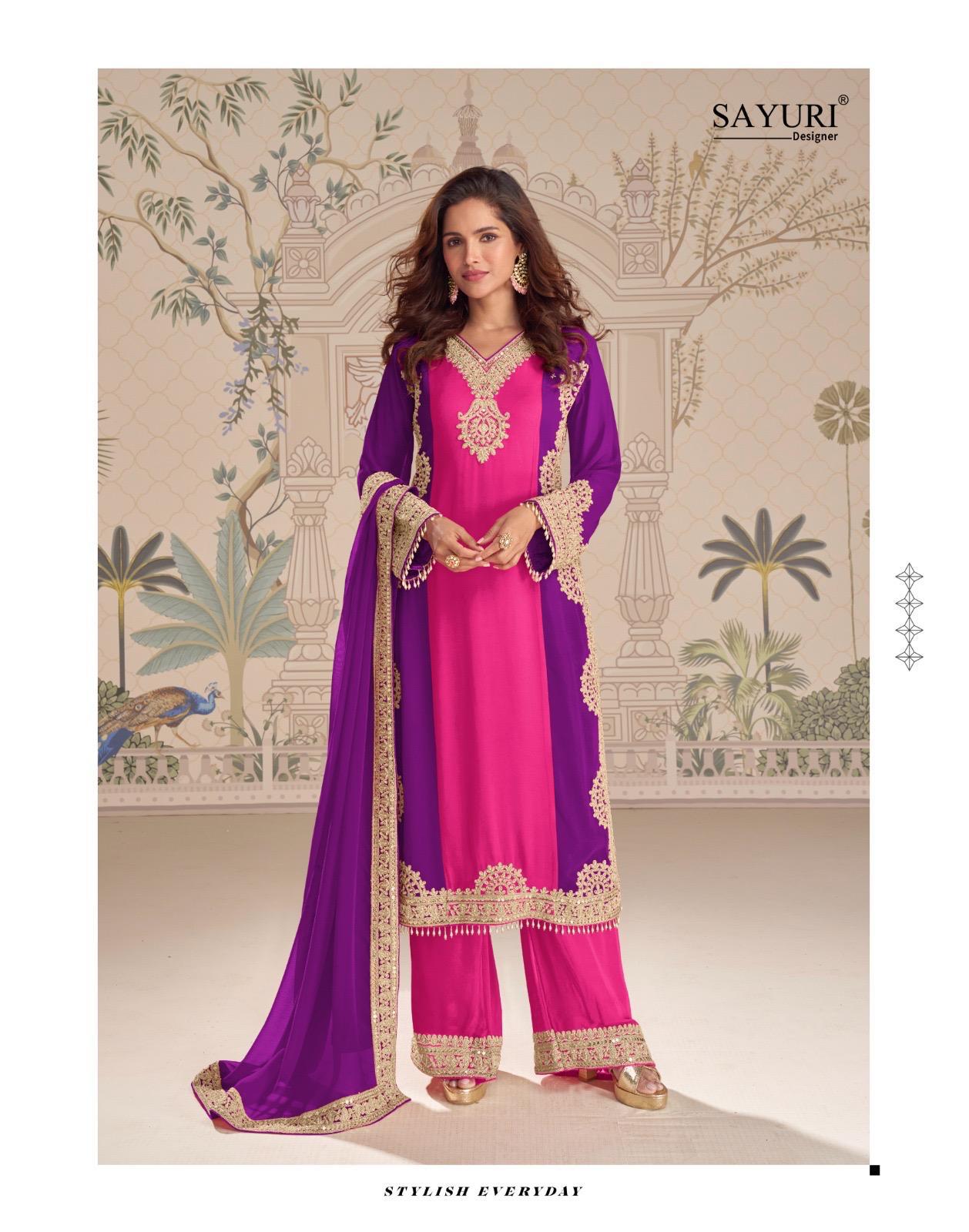 Sayuri Designer Kumkum Embroidery Salwar Kameez Catalog collection 4