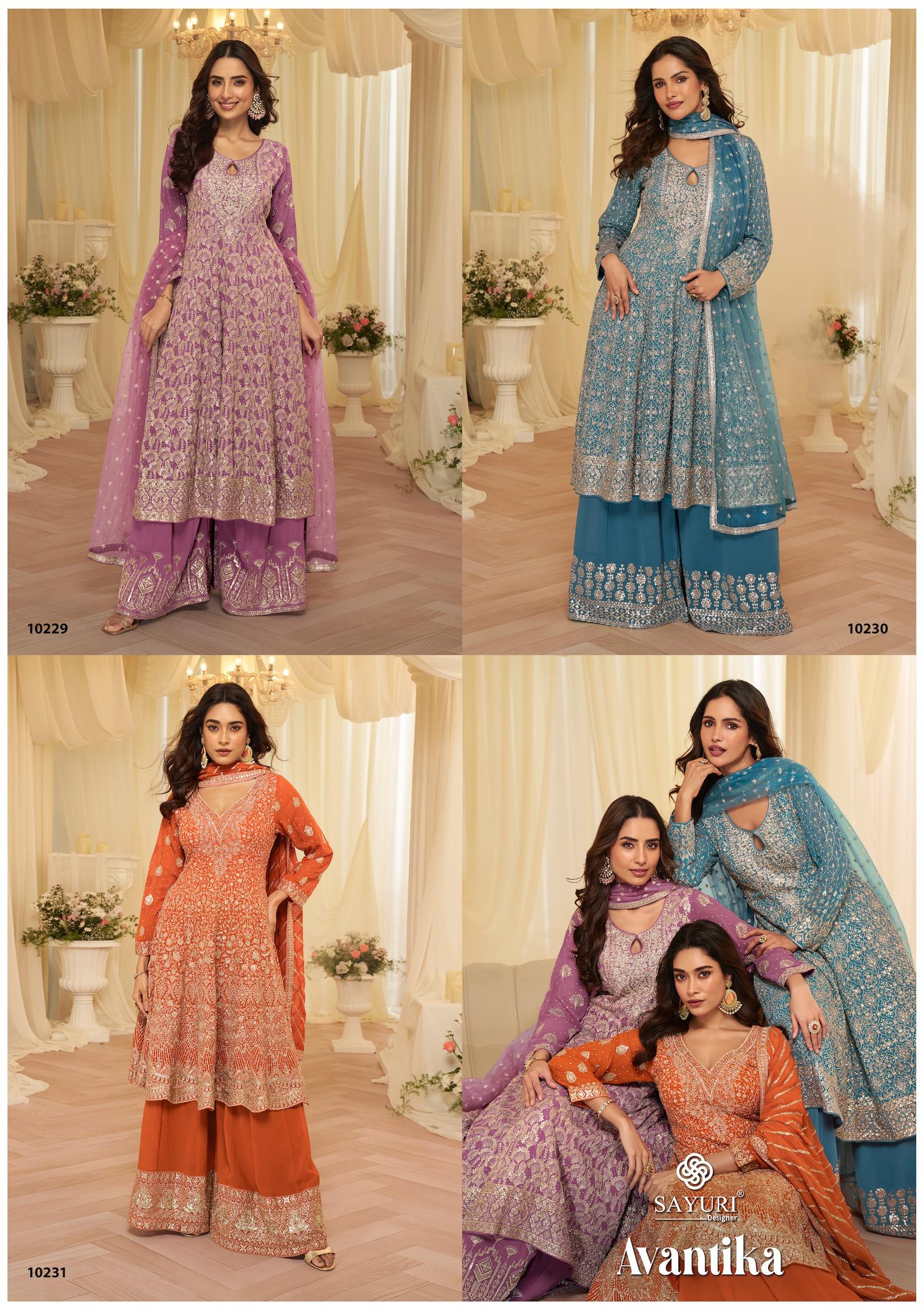 Sayuri Designer Avantika Wedding Party Salwar Catalog collection 1