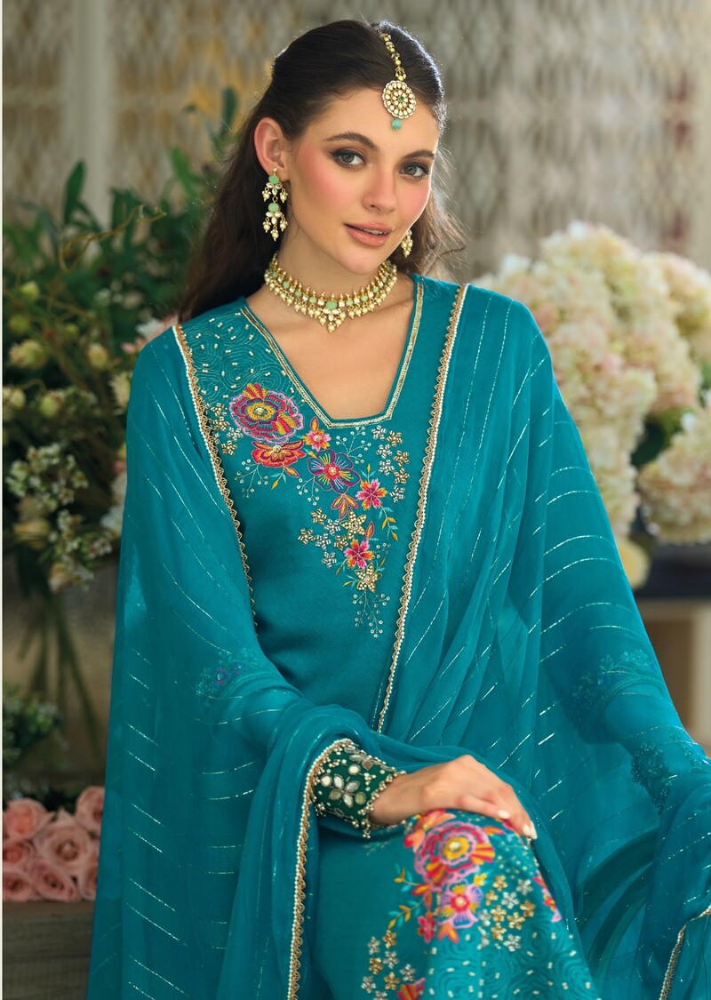 Lily Lali Dedaar Embroidery Salwar Kameez Catalog collection 8