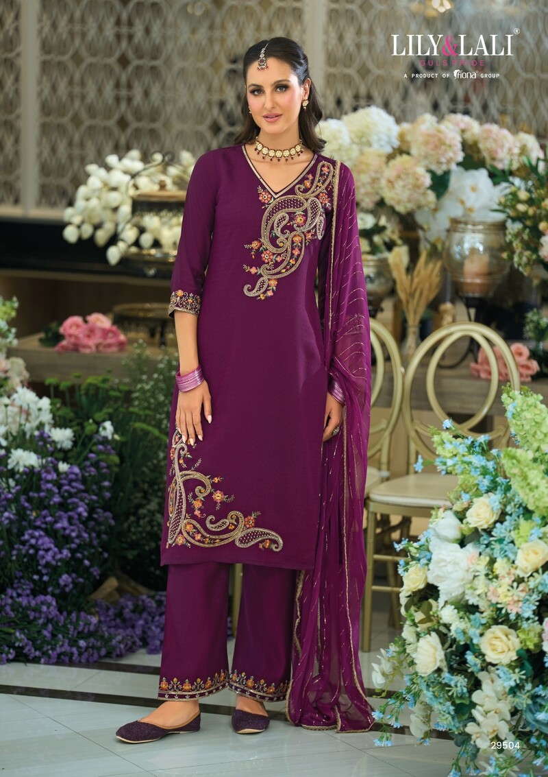 Lily Lali Dedaar Embroidery Salwar Kameez Catalog collection 3