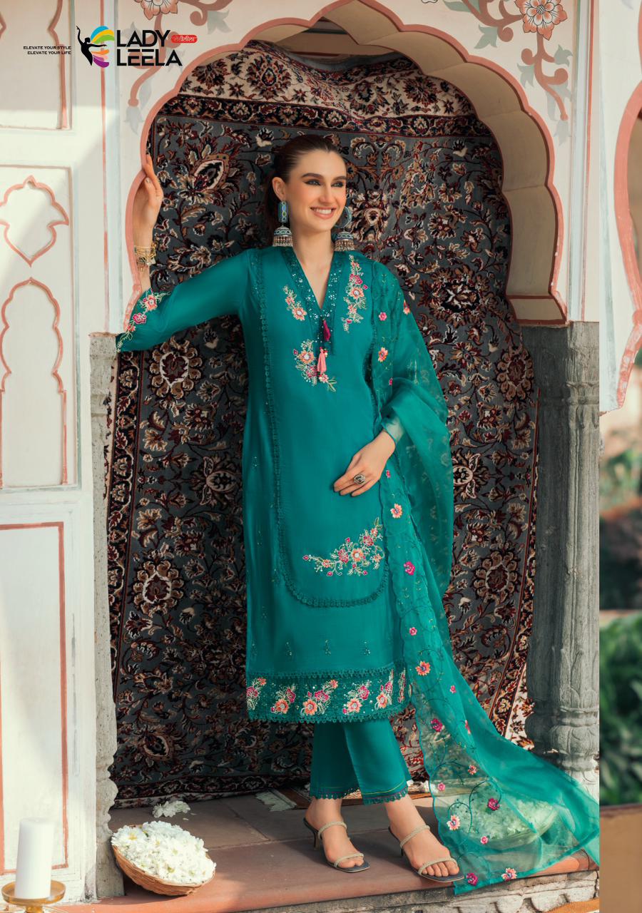 Lady Leela Leyla Embroidery Salwar Kameez Catalog collection 3