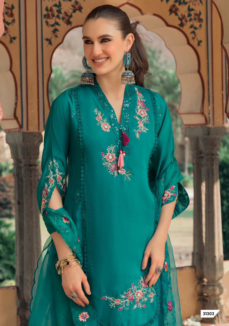 Lady Leela Leyla Embroidery Salwar Kameez Catalog collection 4